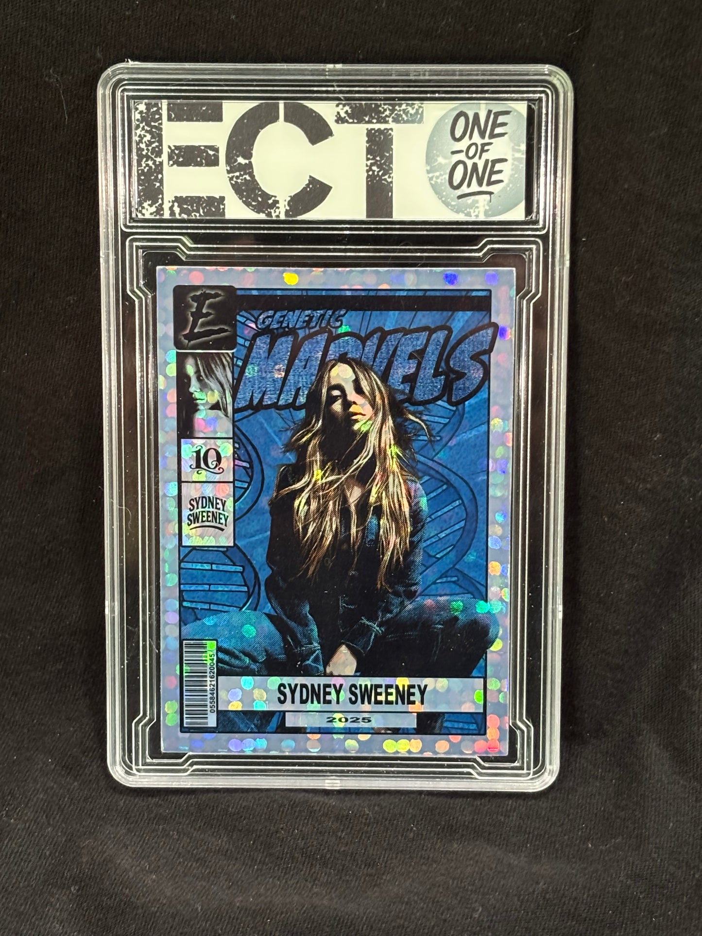 Sydney Sweeney – “Genetic Marvels” (Power Stance Variant) – (Ecto 1/1 Holo Art Cards)