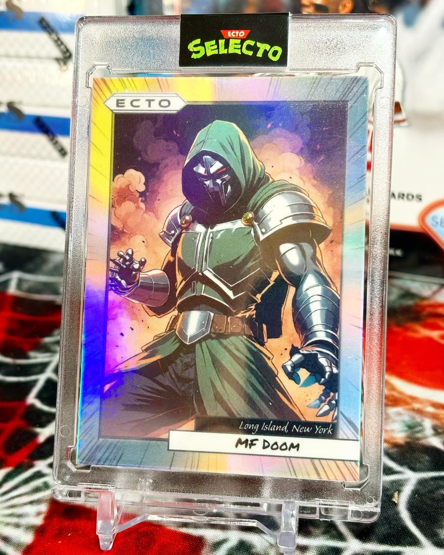 🔥 MF DOOM “MANGA” CUSTOM CARD – PANINI-STYLE INSERT 🔥