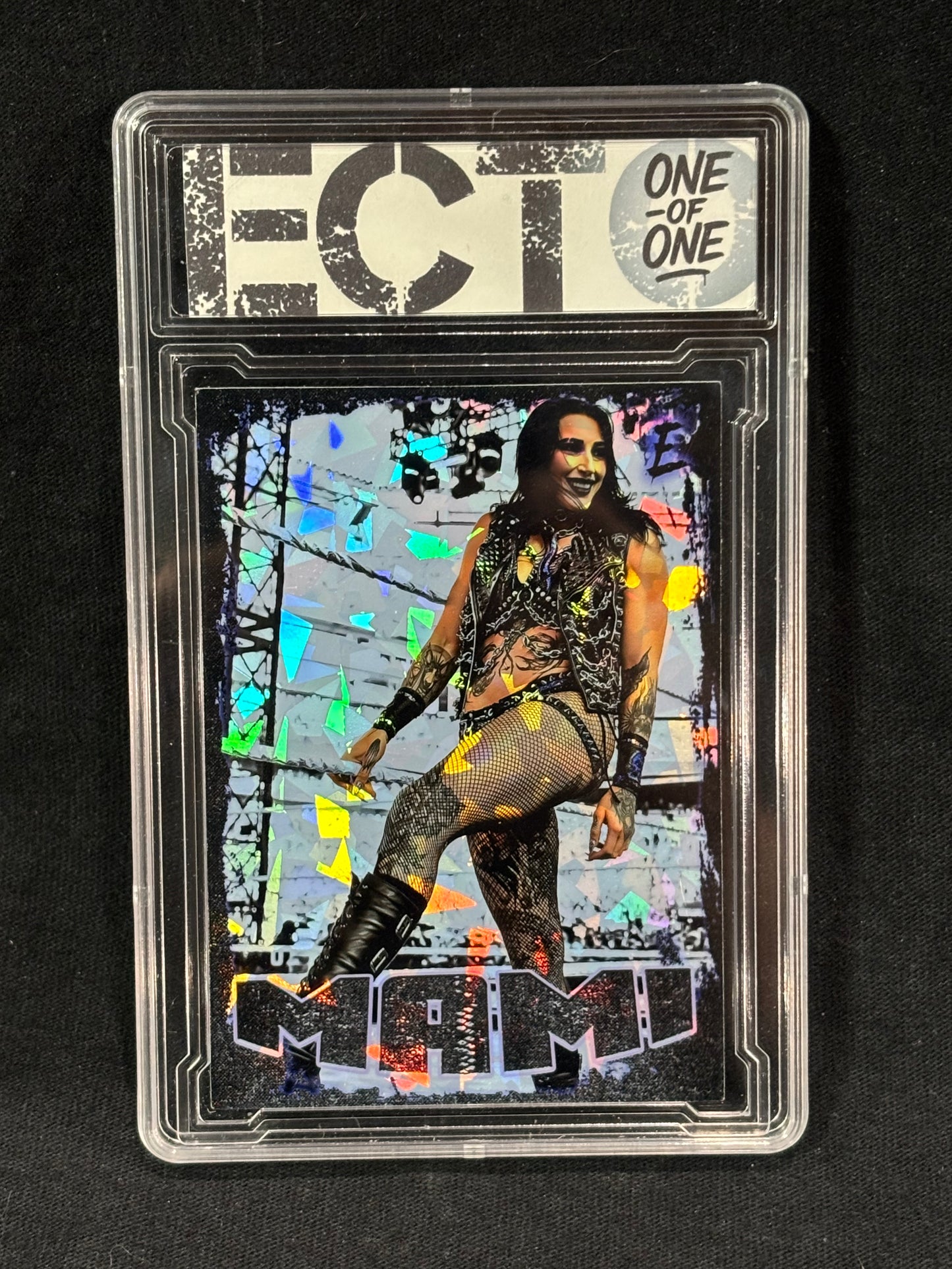 MAMI – "Cracked Ice Holofoil 1/1 Set" – (Ecto Selecto Custom Wrestling Cards)