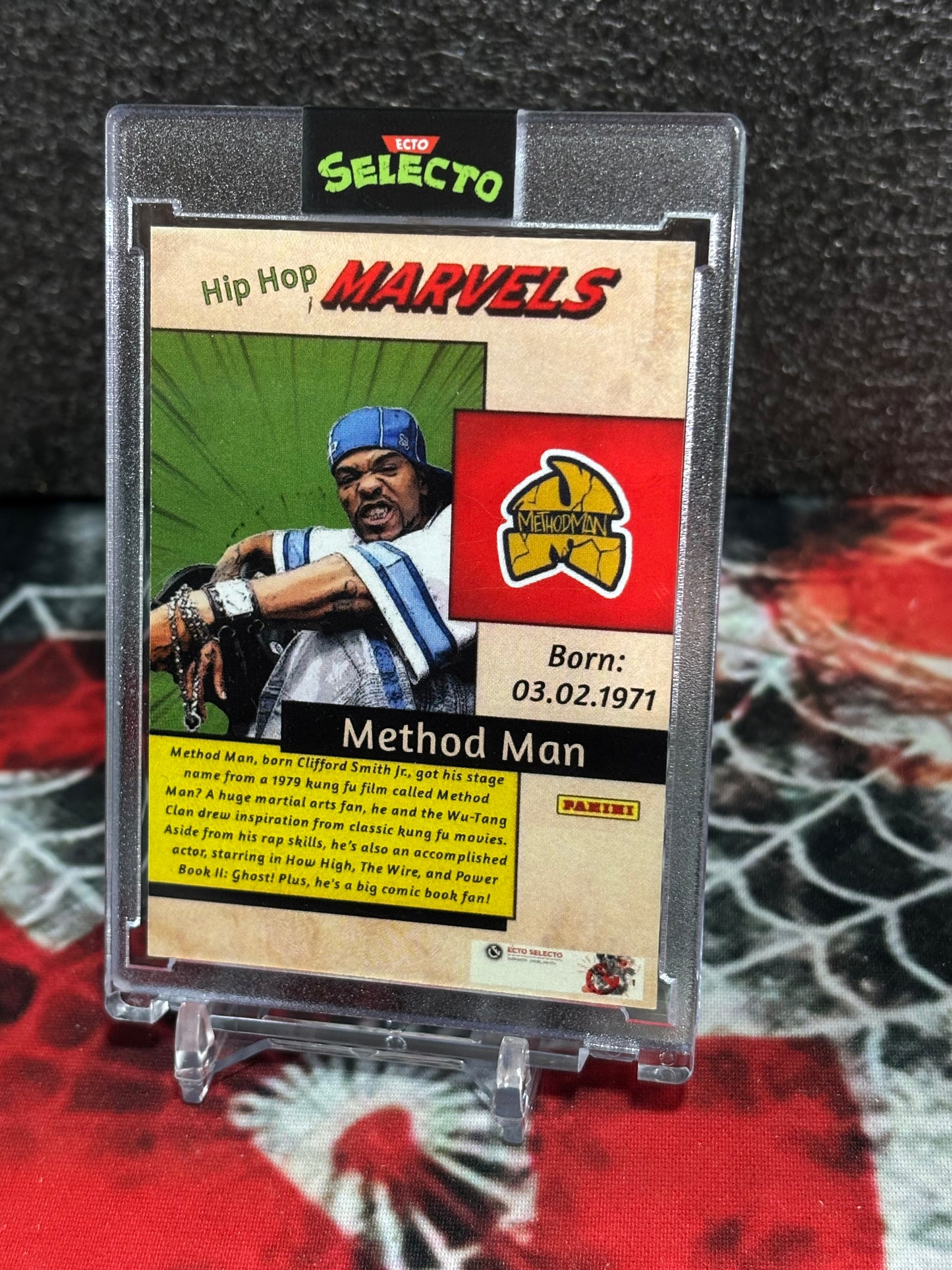 Ecto Selecto: Hip Hop Marvels – Method Man Custom Trading Card