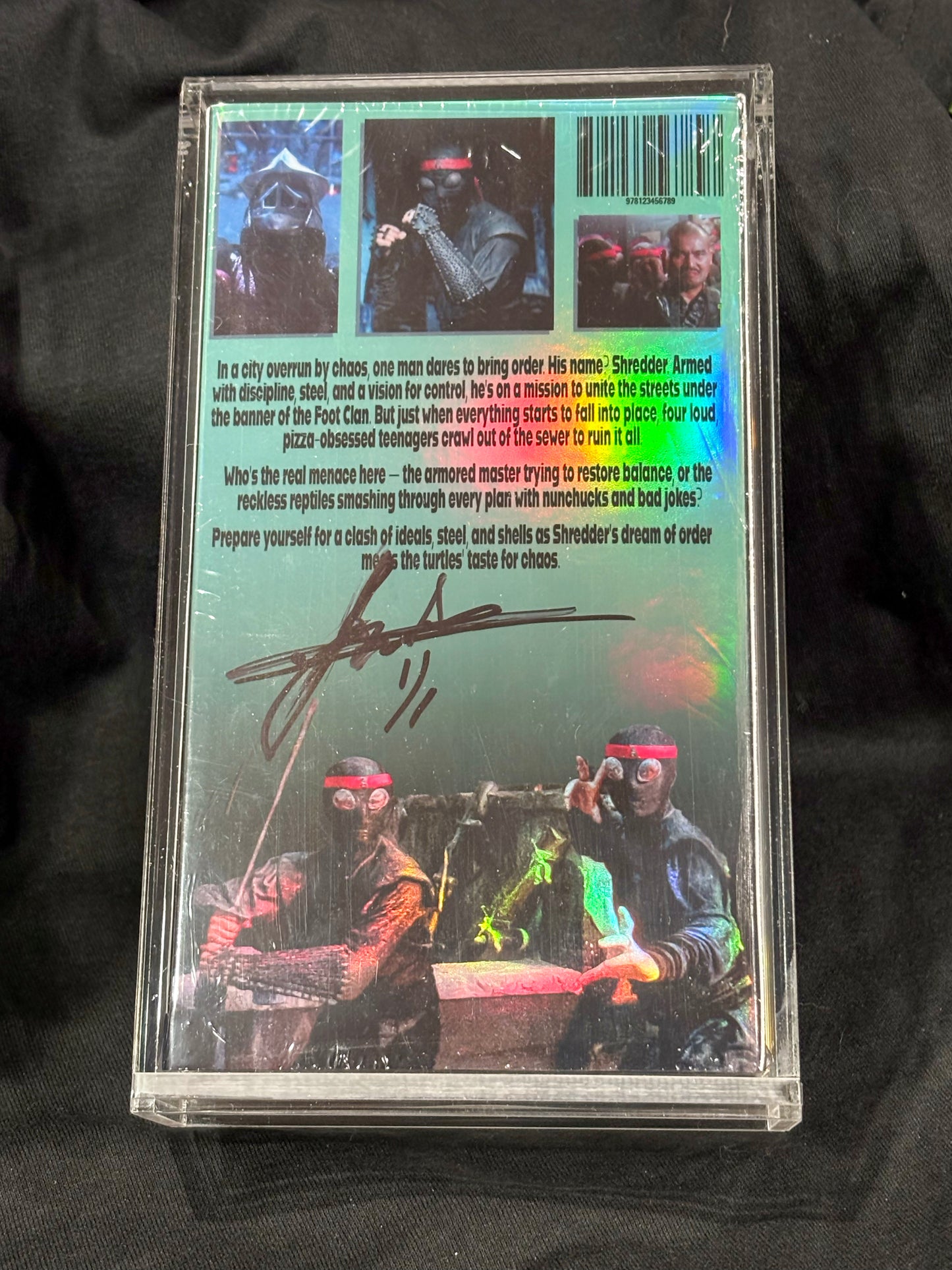 TMNT – Villains in Full Armor – VHS & Card Set (1/1 Headline + 6 Card Variations) – (Ecto Selecto Custom Collectible)