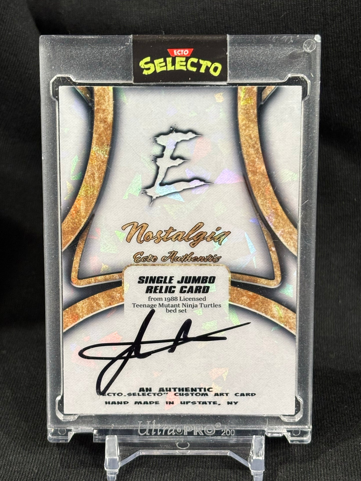 Teenage Mutant Ninja Turtles – "Nostalgia" Relic Card Set – (Ecto Selecto Custom 1/5 Series)