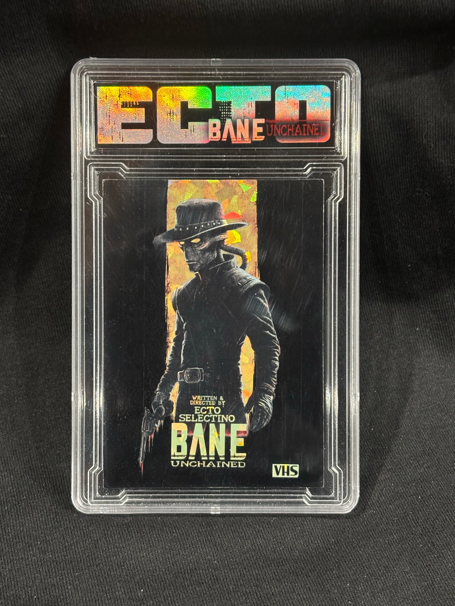 Bane Unchained – "Cad Bane x Django Unchained VHS + Custom Card Set" – (Ecto Selecto 1/1)