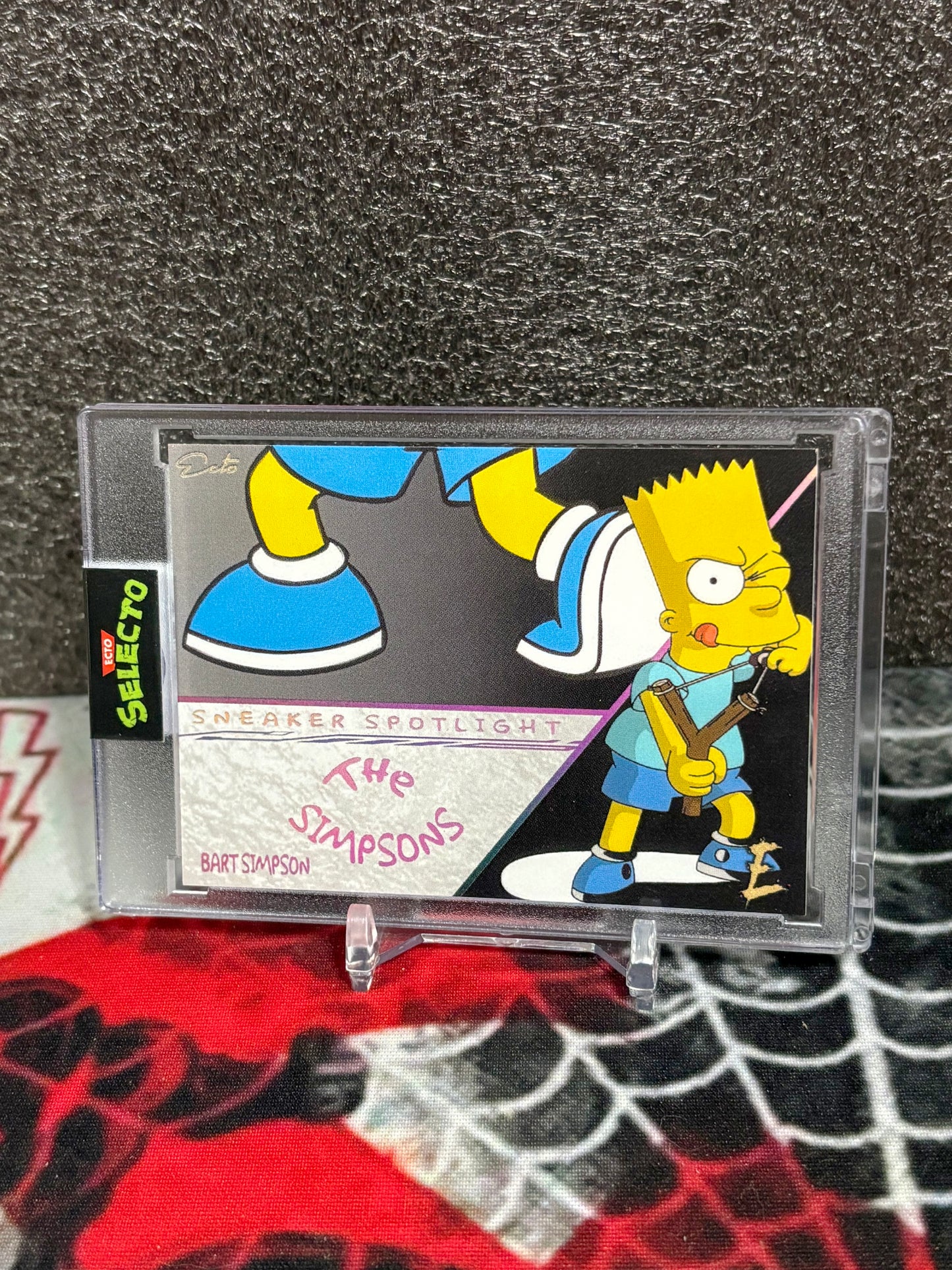 🟡 LIMITED EDITION – Bart Simpson “Sneaker Spotlight” Custom Card 🟡