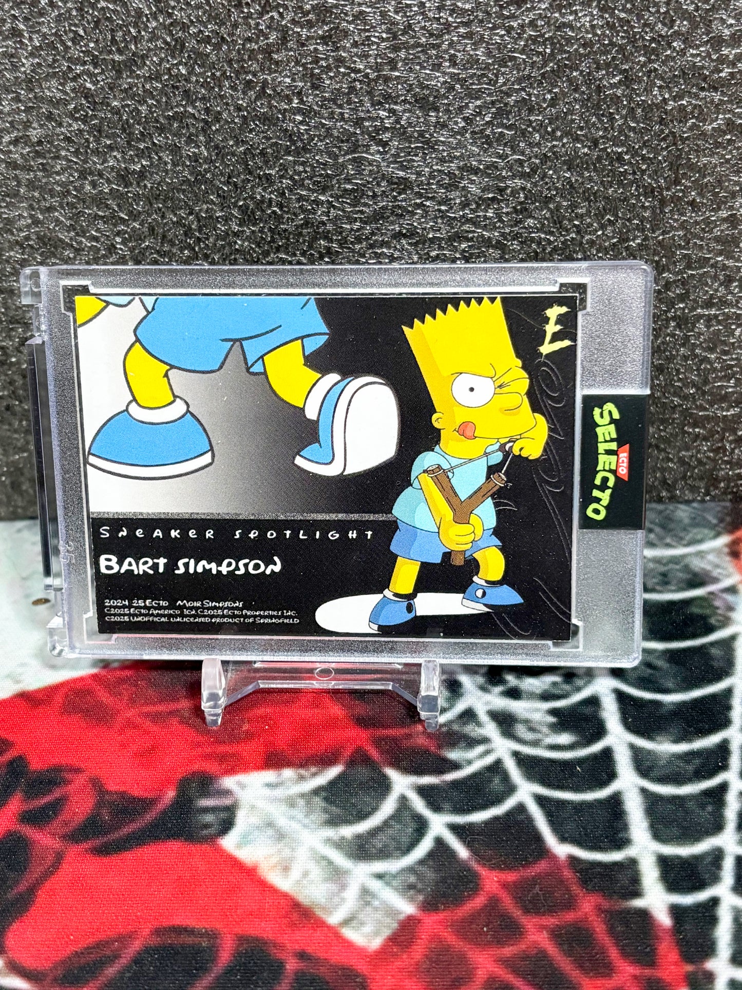 🟡 LIMITED EDITION – Bart Simpson “Sneaker Spotlight” Custom Card 🟡