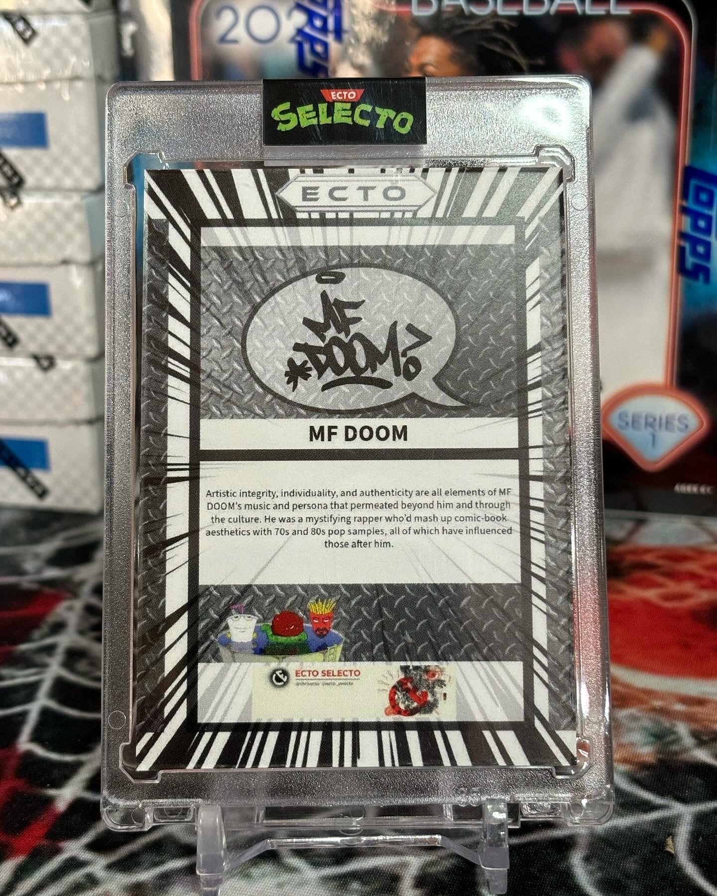 🔥 MF DOOM “MANGA” CUSTOM CARD – PANINI-STYLE INSERT 🔥