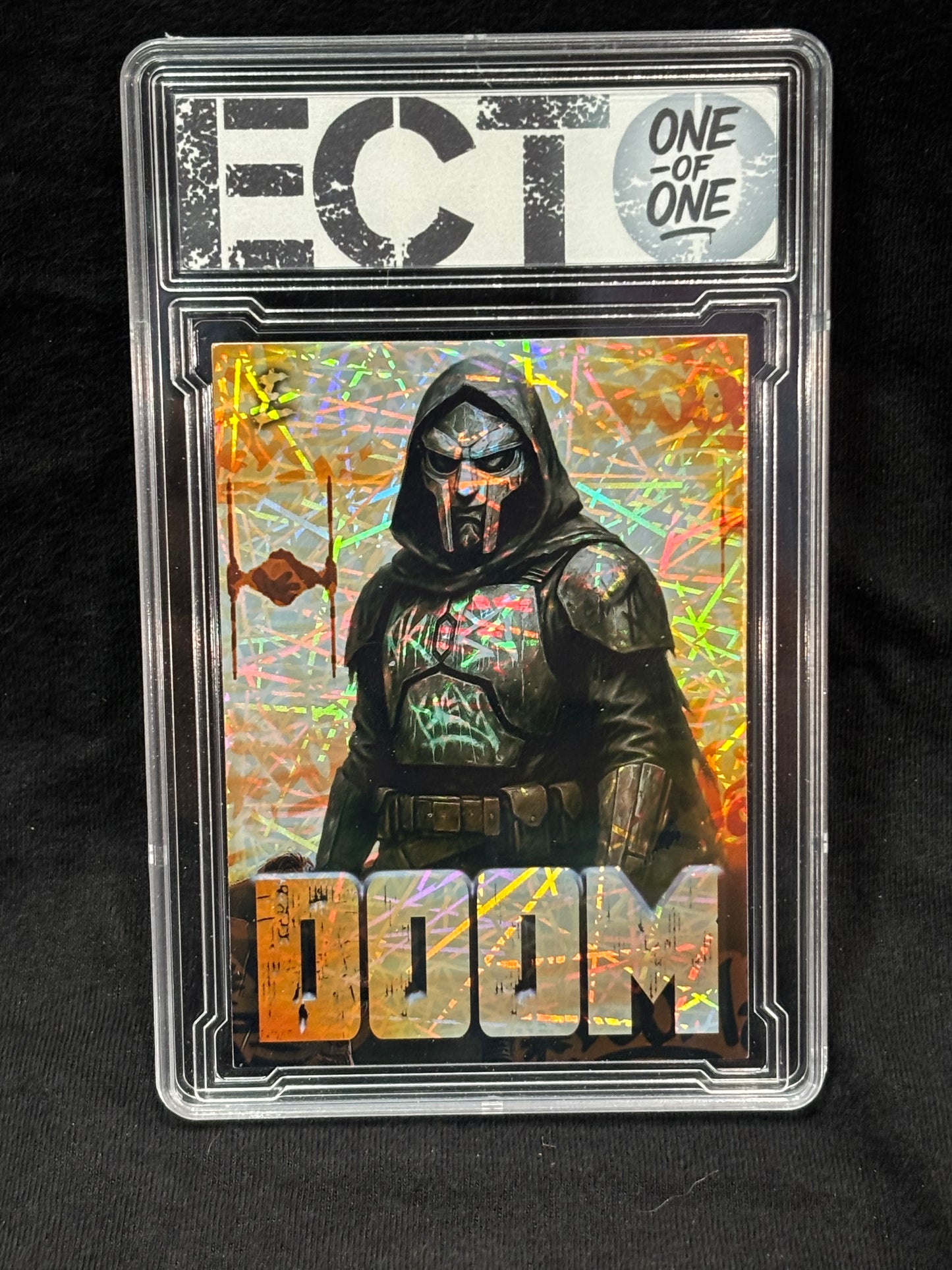 DOOM WARS – MF DOOM x Boba Fett Mash-Up – 1/1 Custom Art Card