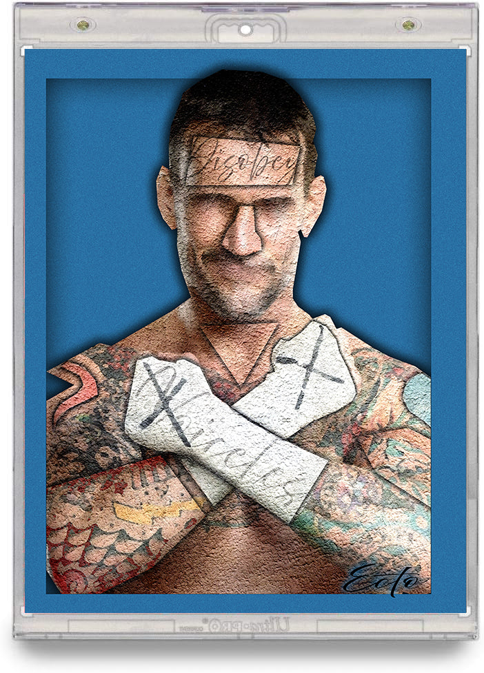 CM Punk – "Disobey" (8x10 Stonecut Icon Print)