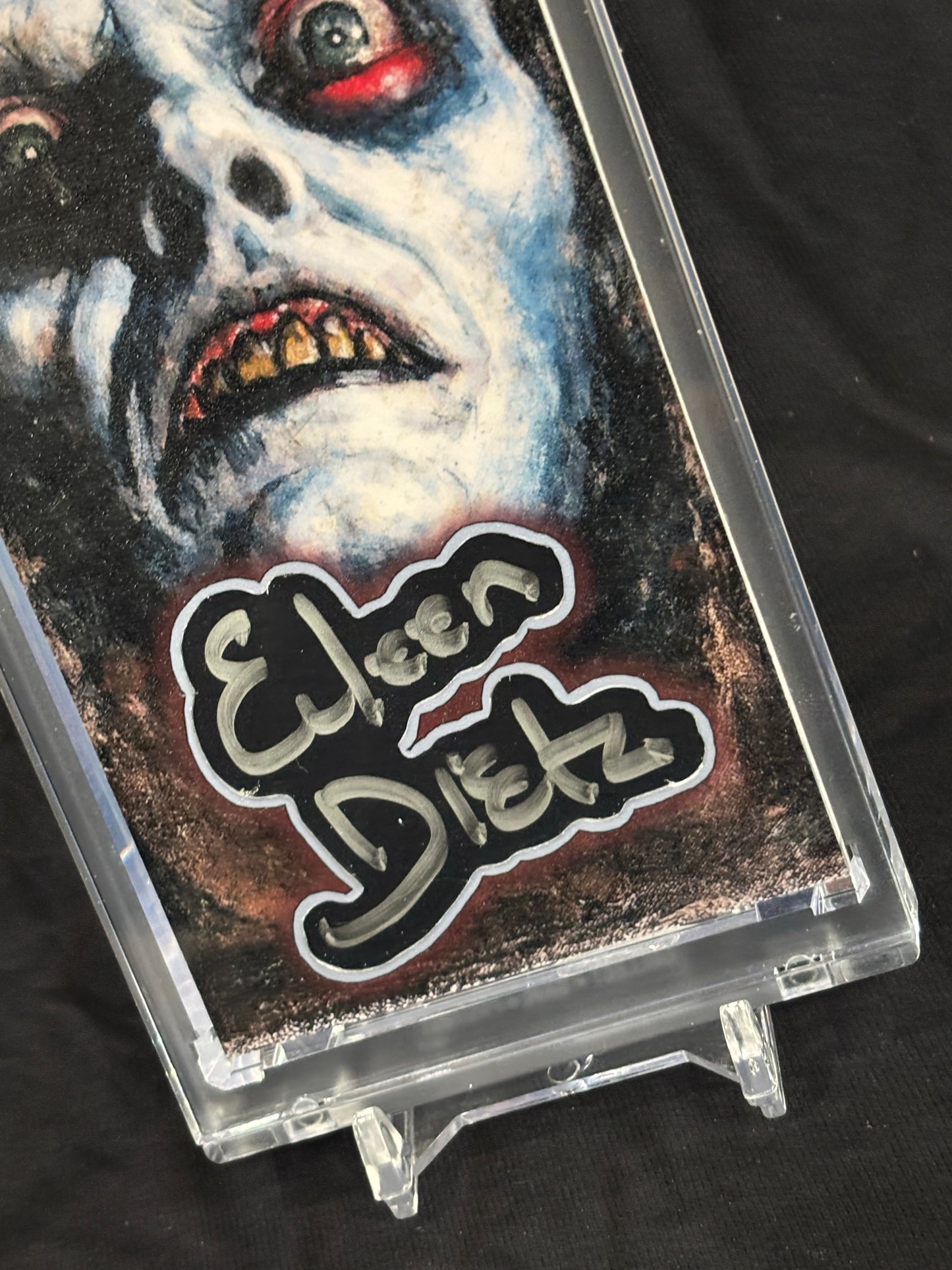 Eileen Dietz Autograph – The Exorcist – 1/1 Oversized Cut Signature Display – Horror Icon