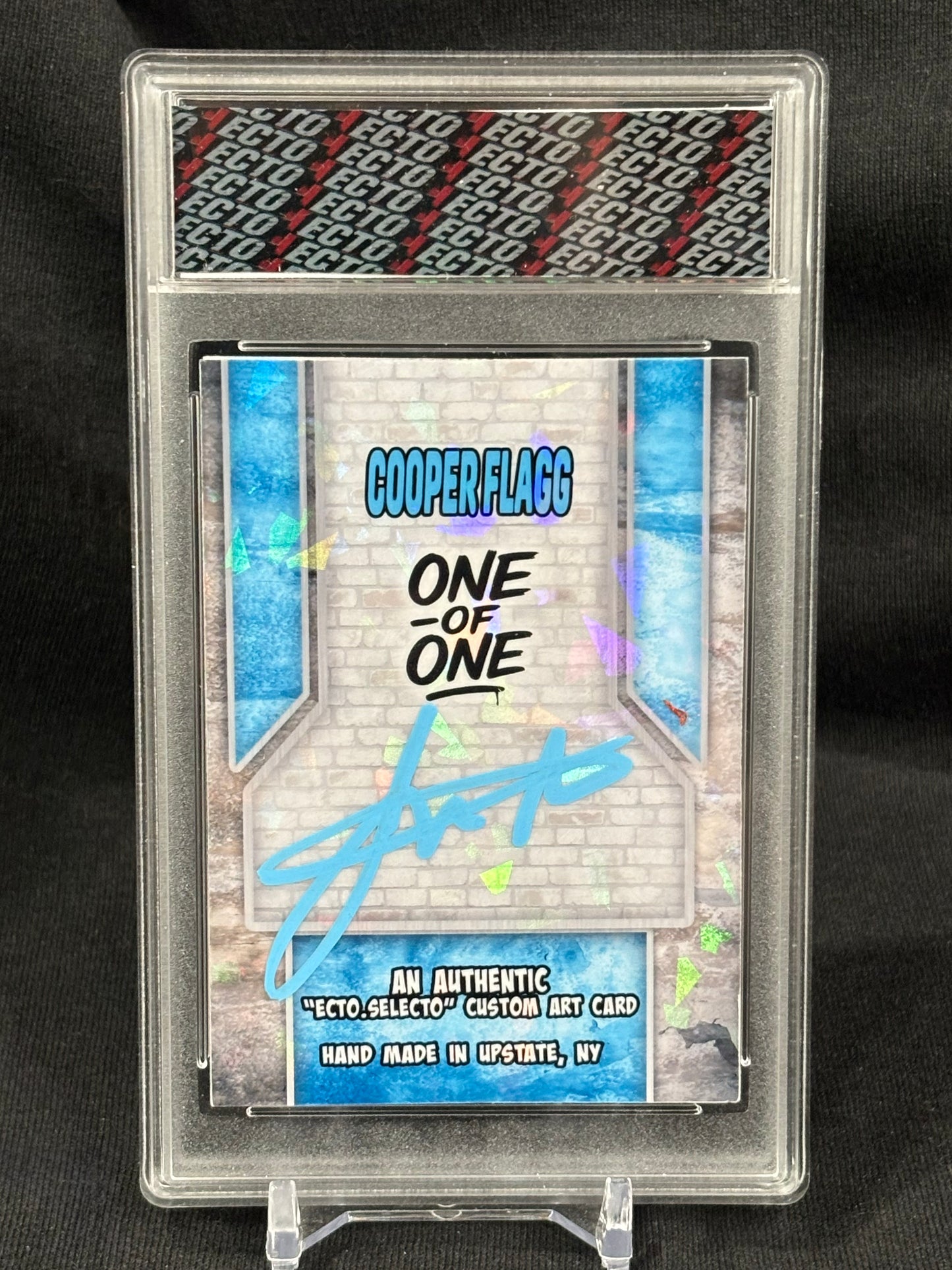 Cooper Flagg – 1/1 Mavericks Relic Card – Ecto.Selecto Custom Art Card