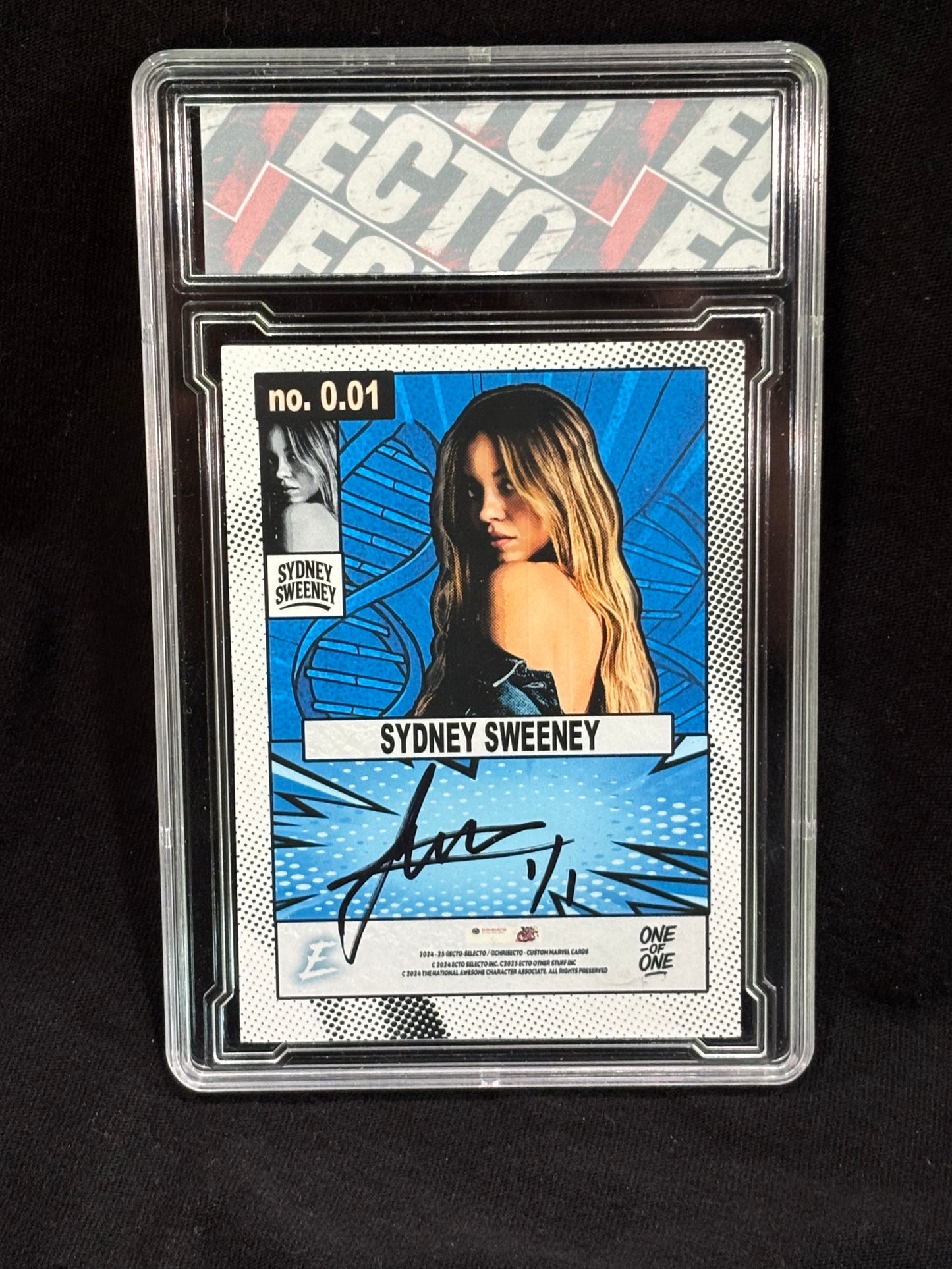 Sydney Sweeney – “Genetic Marvels” (Ecto 1/1 Holo Art Cards)
