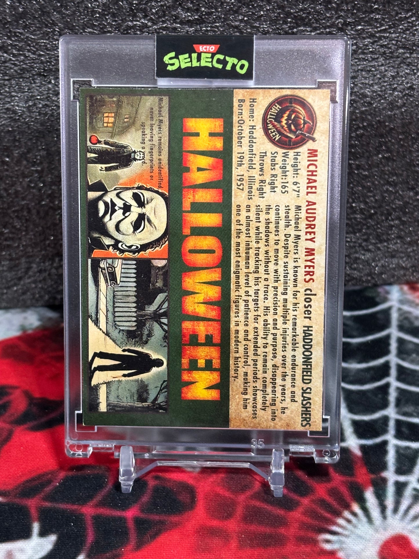 Michael Myers Horror Trading Card – Limited Edition Custom Art