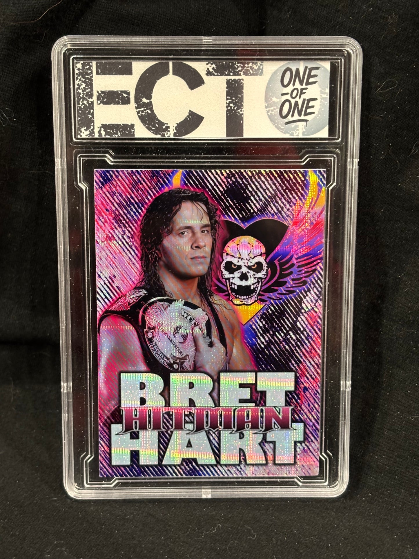 Bret Hart – "WWF King of the Ring Relic Set" – (Ecto Selecto 8x10 Print / Slabbed Card)