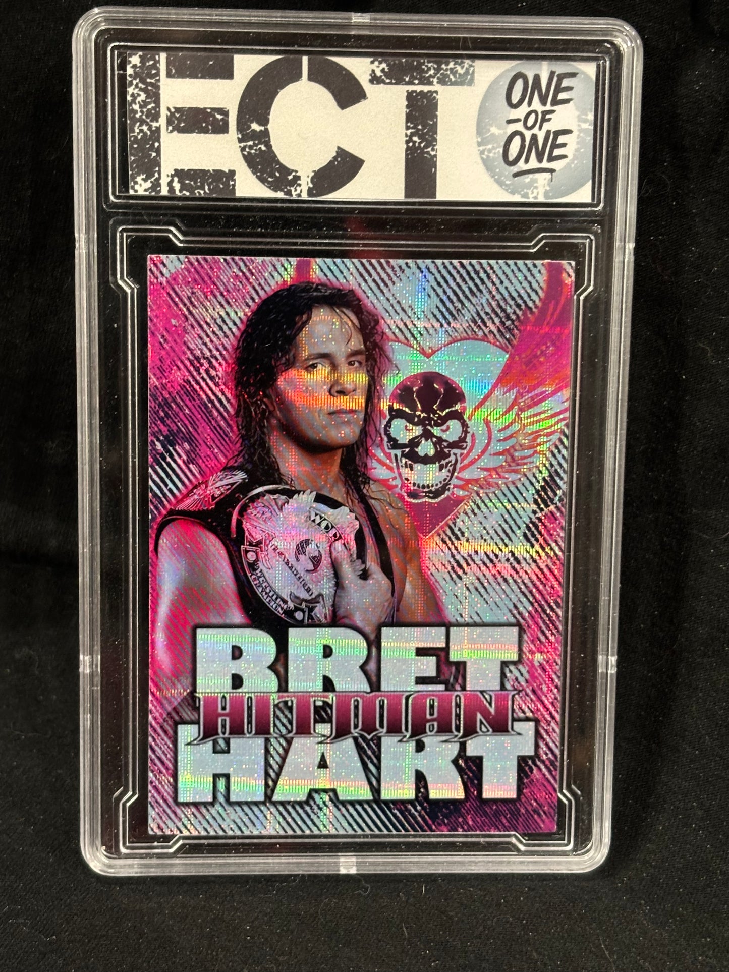 Bret Hart – "WWF King of the Ring Relic Set" – (Ecto Selecto 8x10 Print / Slabbed Card)