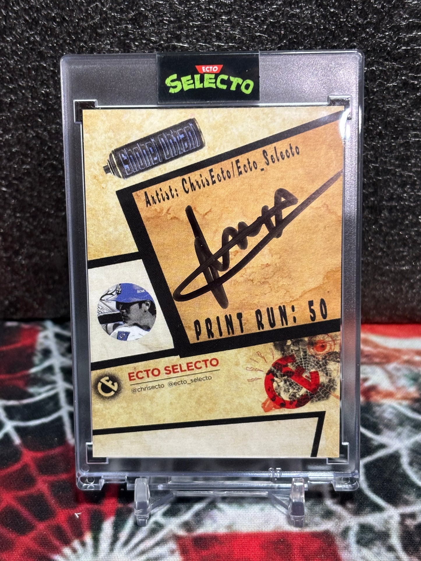 Shohei Ohtani Custom Art Card by Ecto Selecto - Limited Edition /50, Signed
