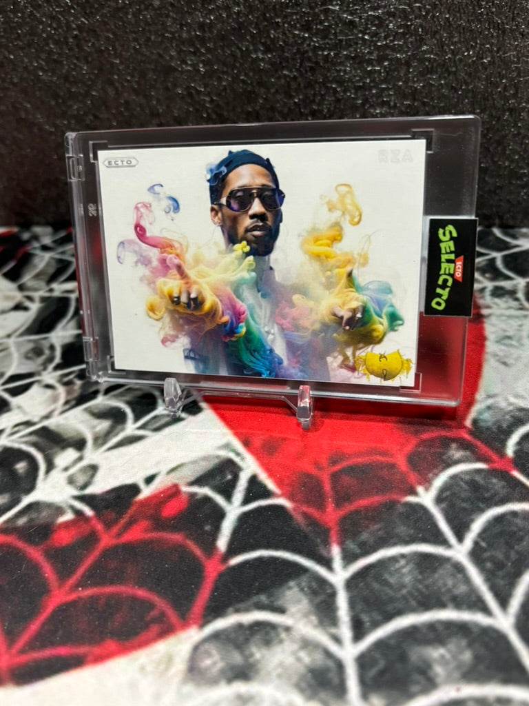 RZA Wu-Tang Clan Custom Colorblast-Inspired Trading Card