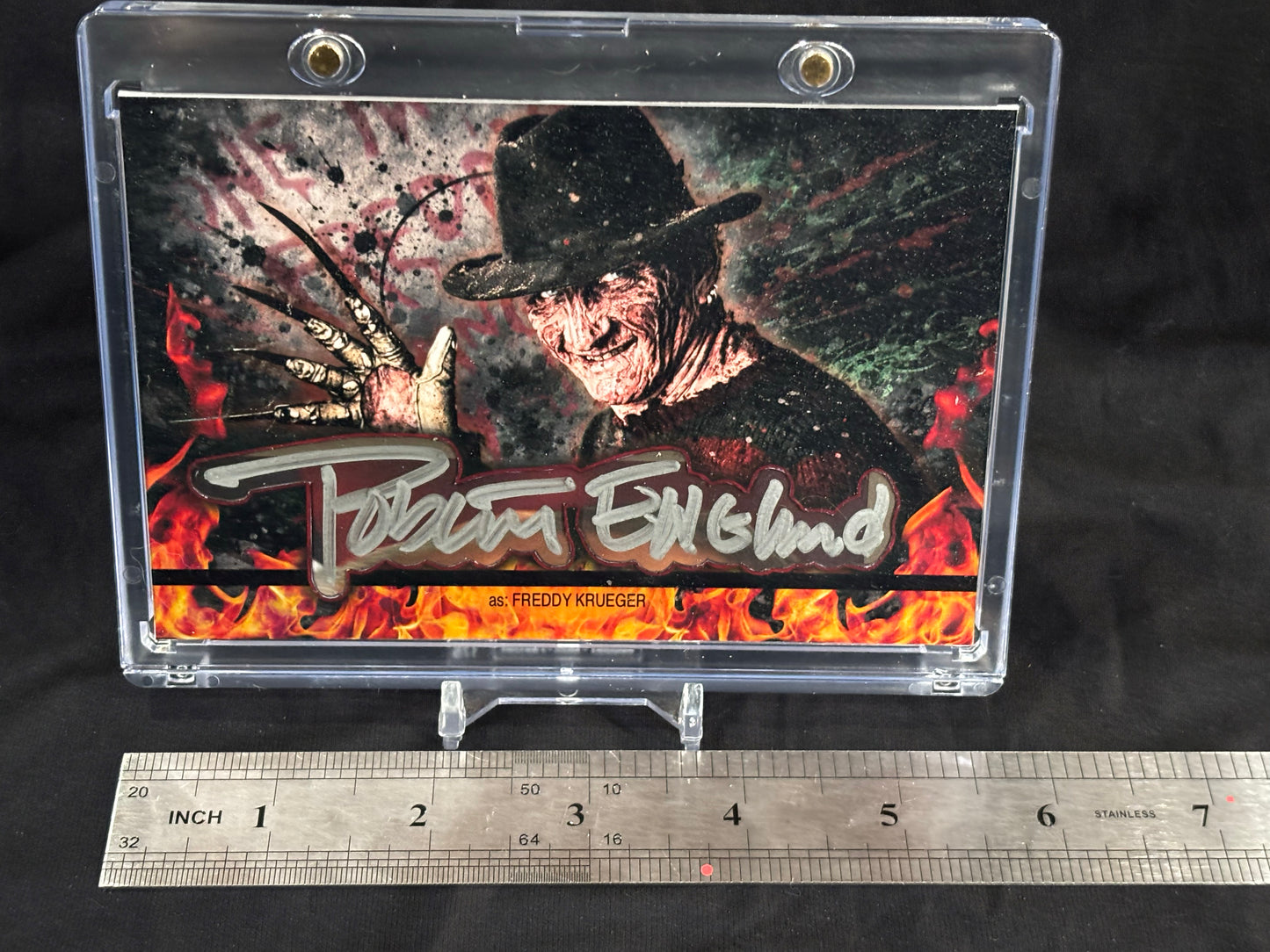 Robert Englund – “Freddy Krueger” – (Horror Cut Signature 3.5x5.5 1/1)