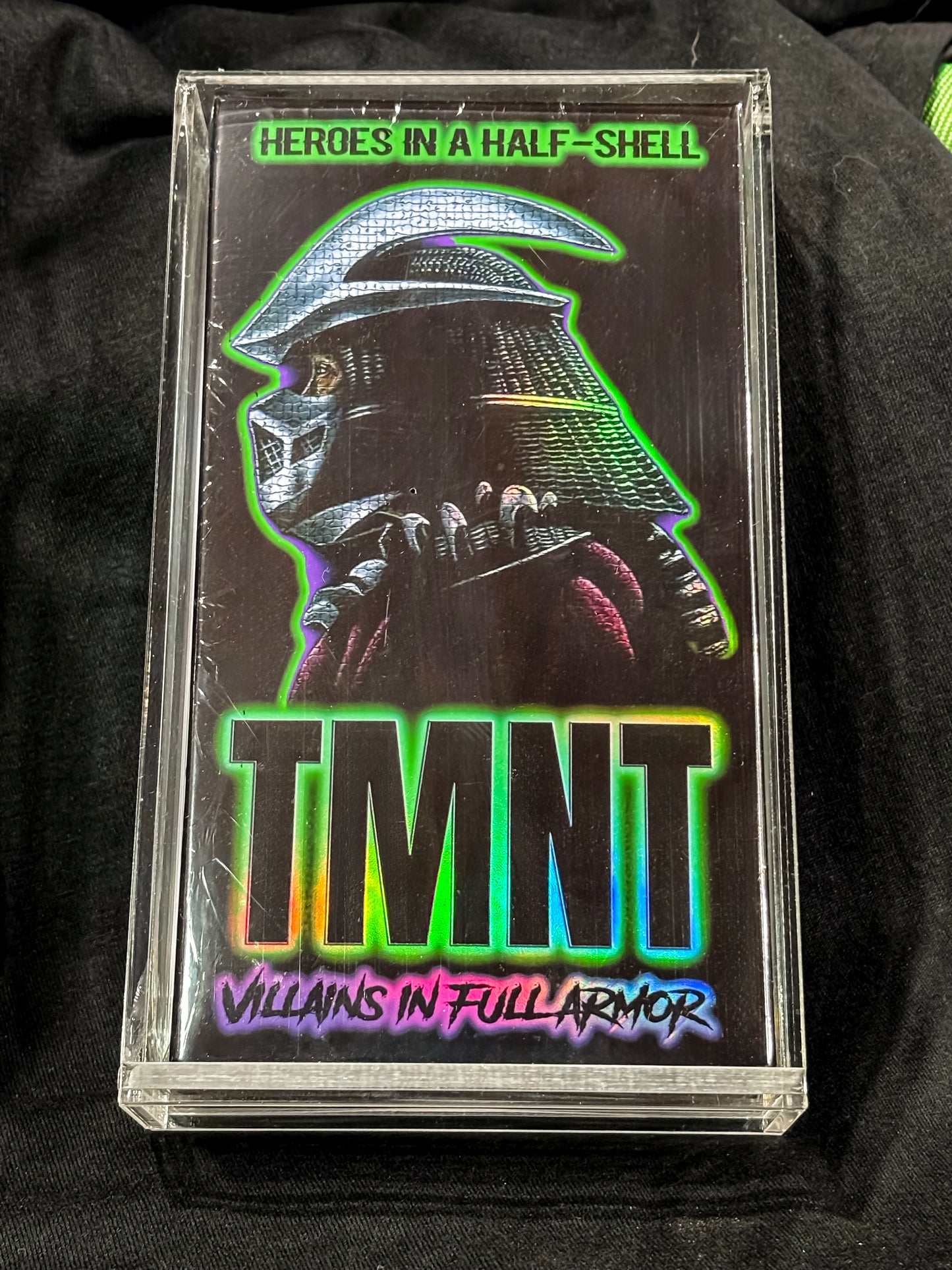 TMNT – Villains in Full Armor – VHS & Card Set (1/1 Headline + 6 Card Variations) – (Ecto Selecto Custom Collectible)