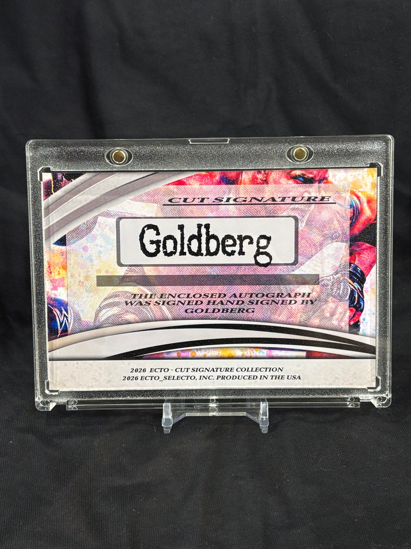 Goldberg — Cut Signature Art Card — 1/1 (Ecto Selecto, 2026)