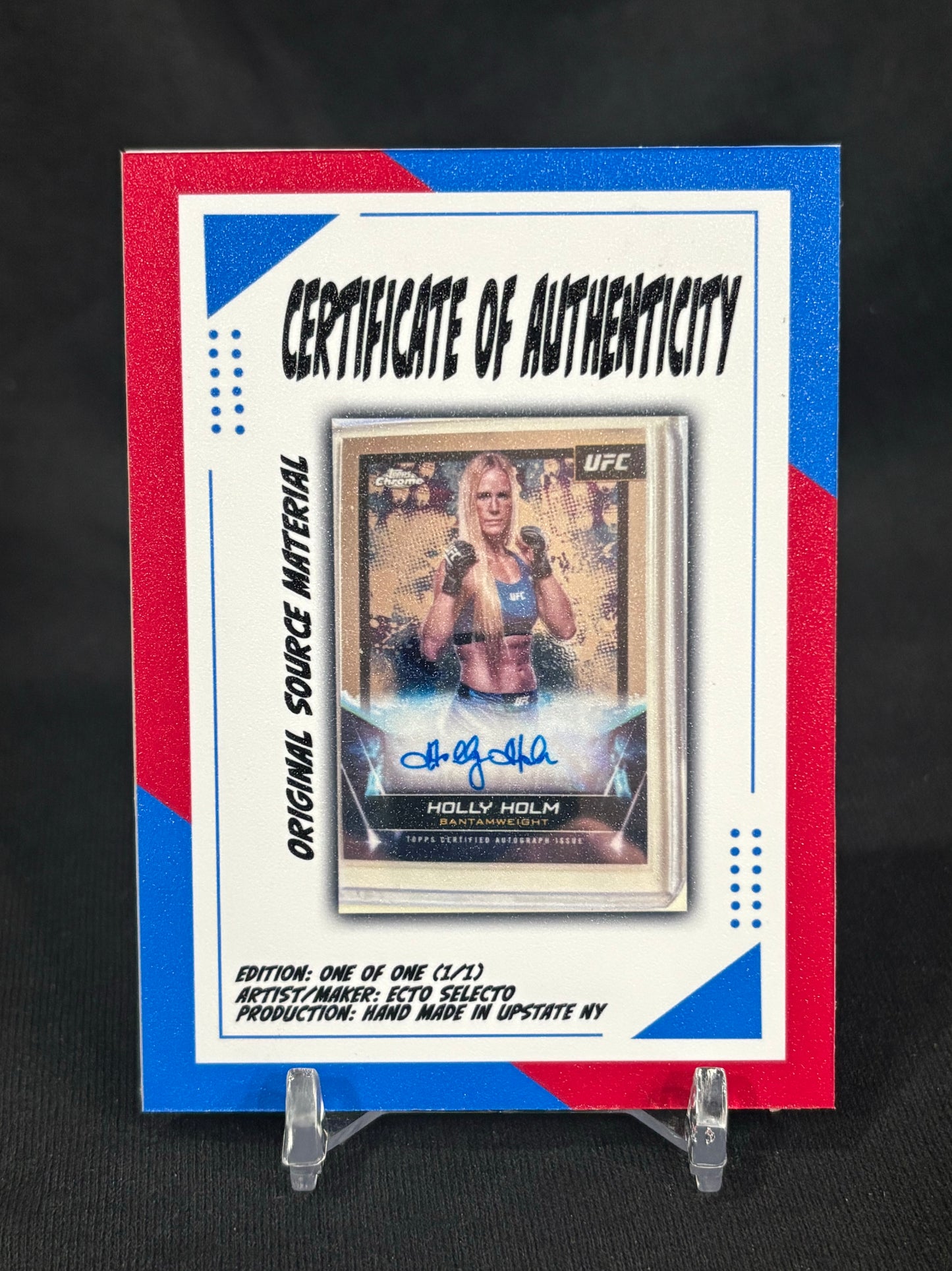 Holly Holm – Harvested Autograph – 1985 Super Sports Tribute (1/1)