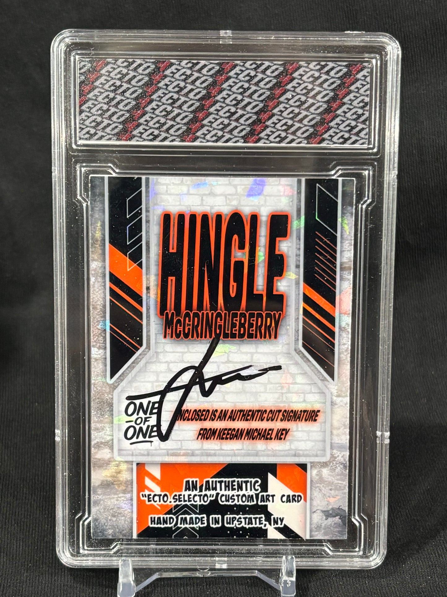 Hingle McCringleberry – “Excessive Celebration” – (Ecto Selecto 1/1 Cut Auto Card)