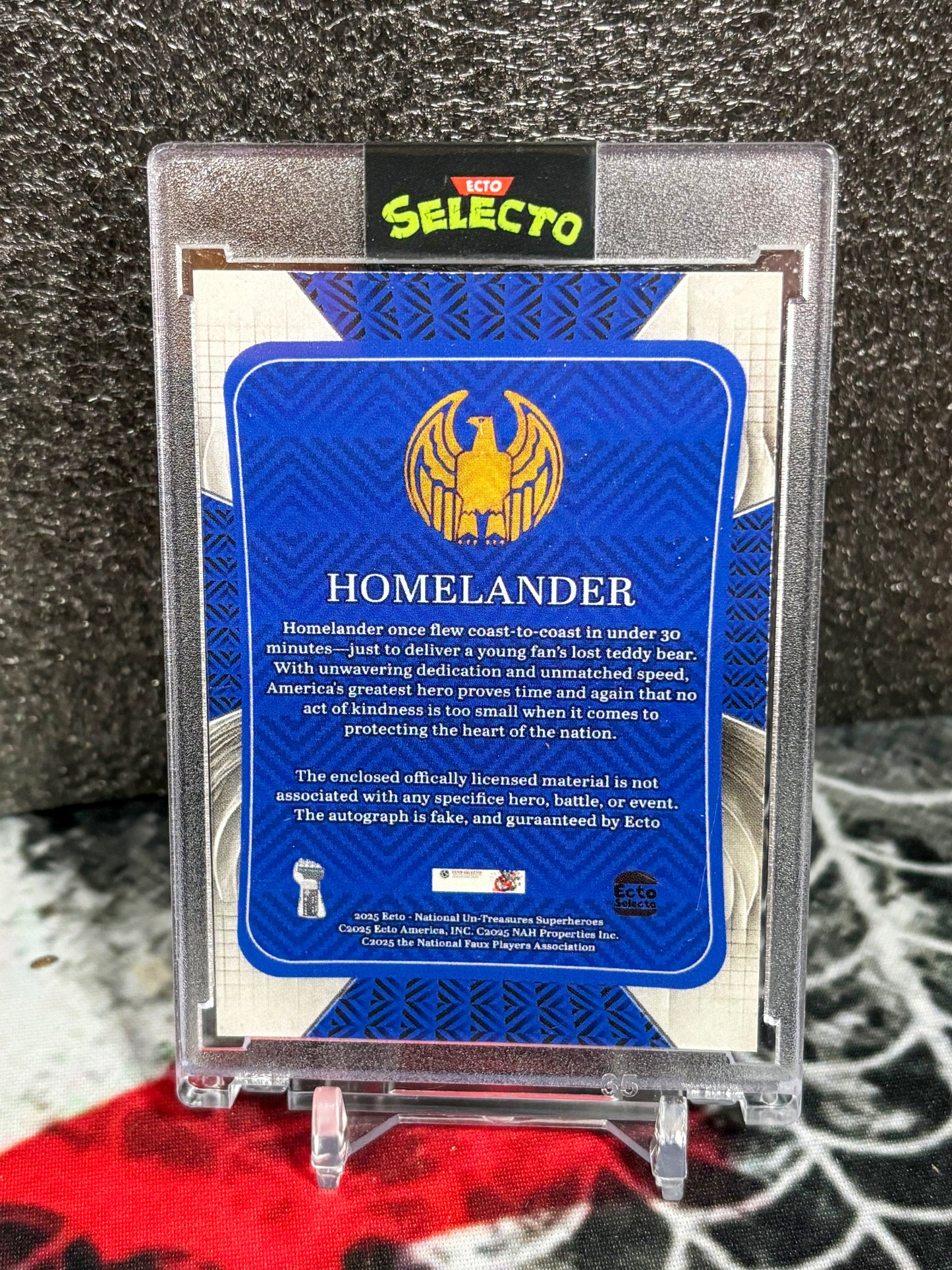 ๐ฆ
Vault of Valor โ Homelander Custom Card (Limited to 50) Faux Patch & Autograph