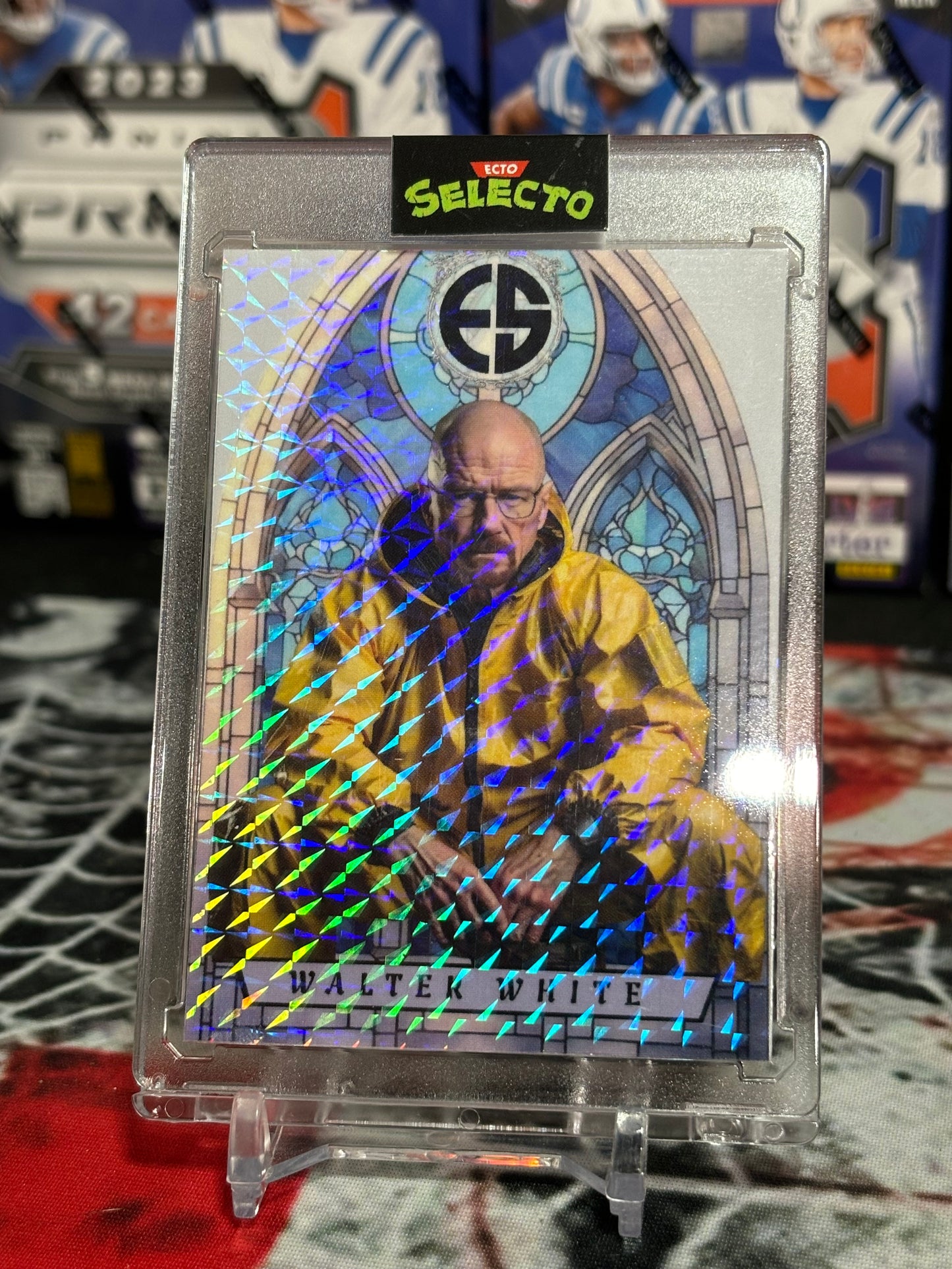 Walter White “Stained Glass” Custom Card – Breaking Bad x Panini Mosaic Style
