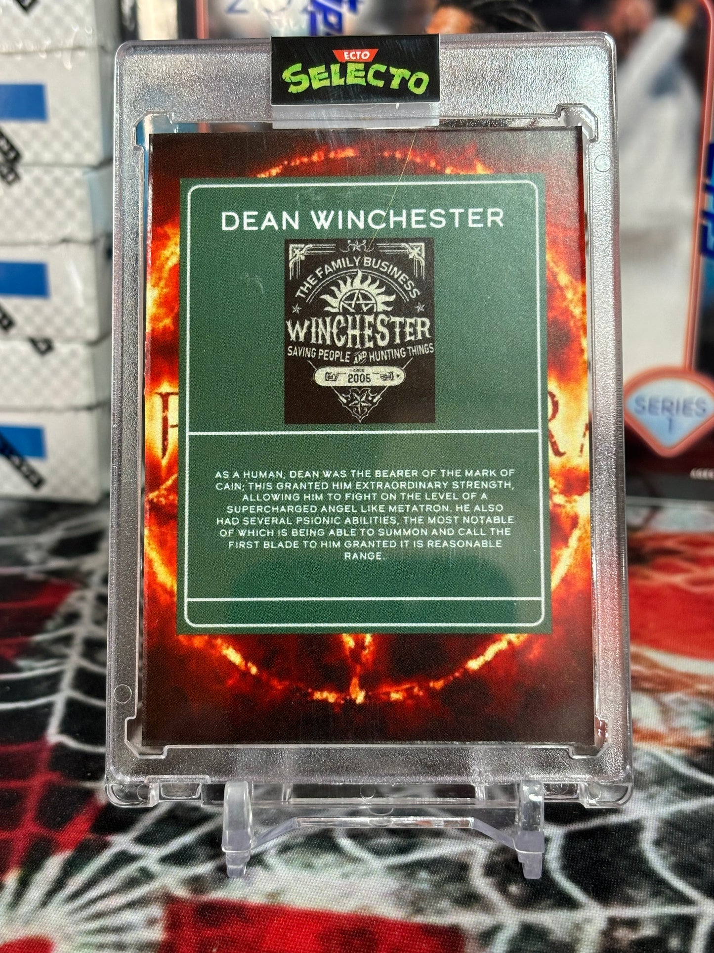 DEAN WINCHESTER “DOWNTOWN” CUSTOM CARD – SUPERNATURAL FAN-MADE INSERT