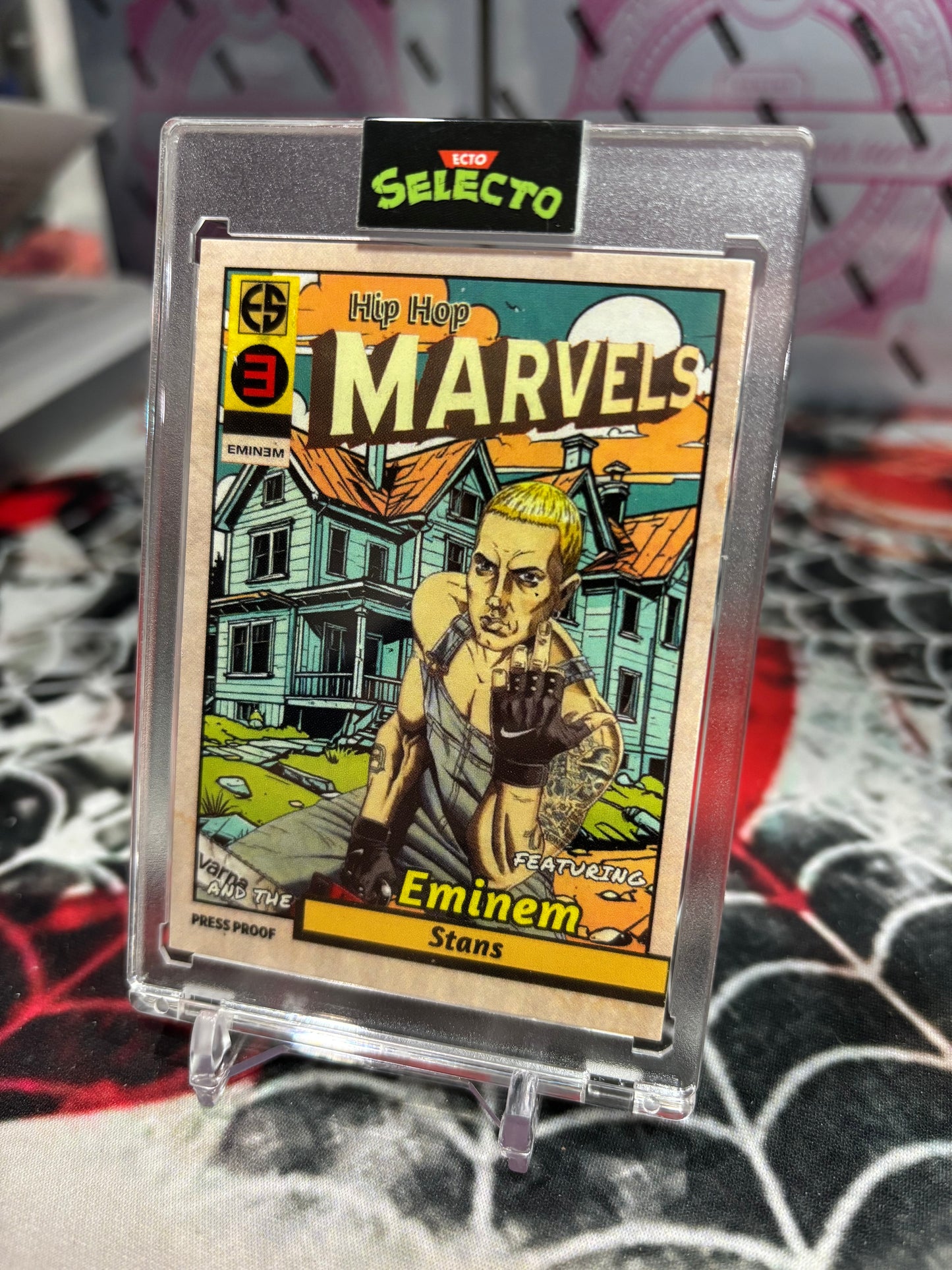 Eminem Hip Hop Marvels Custom Trading Card β Press Proof!