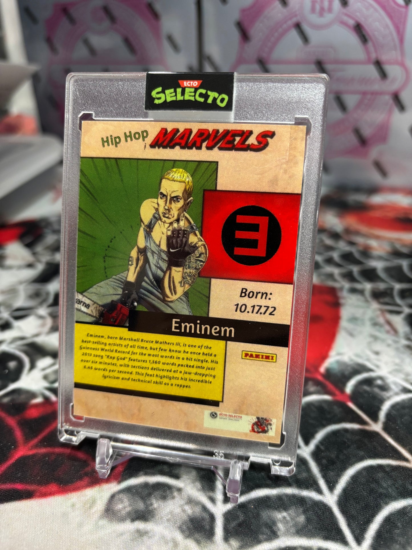Eminem Hip Hop Marvels Custom Trading Card β Press Proof!