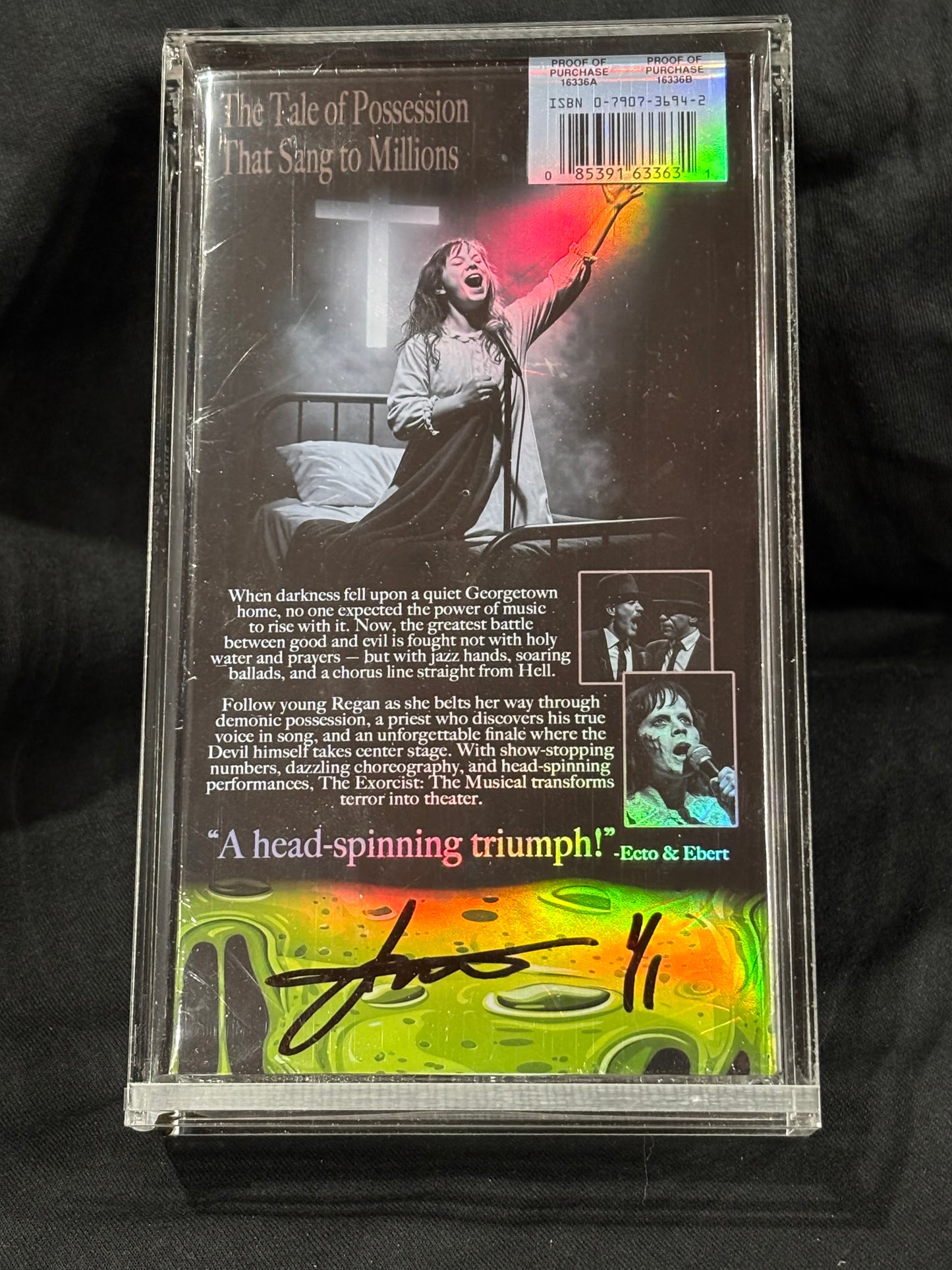 The Exorcist: The Musical – Custom VHS & Card Set – Ultra 1/1 (Ecto Selecto Slabbed Collectible)