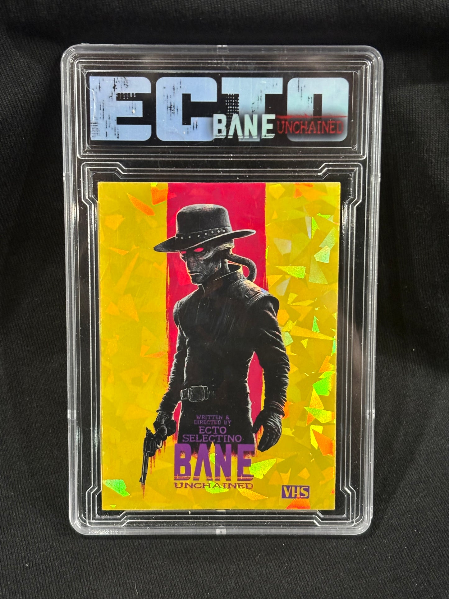 Bane Unchained – "Cad Bane x Django Unchained VHS + Custom Card Set" – (Ecto Selecto 1/1)