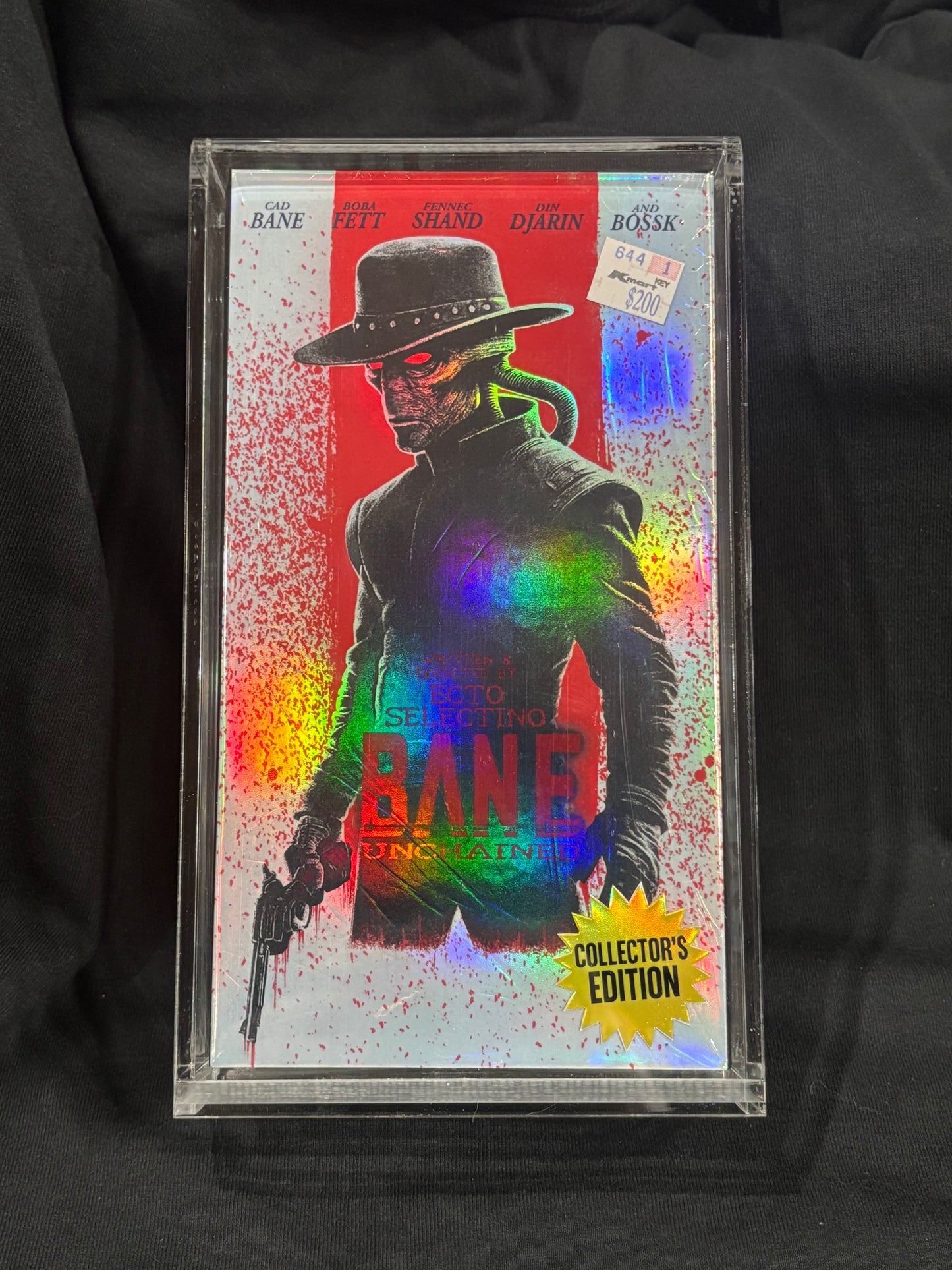 Bane Unchained – "Cad Bane x Django Unchained VHS + Custom Card Set" – (Ecto Selecto 1/1)