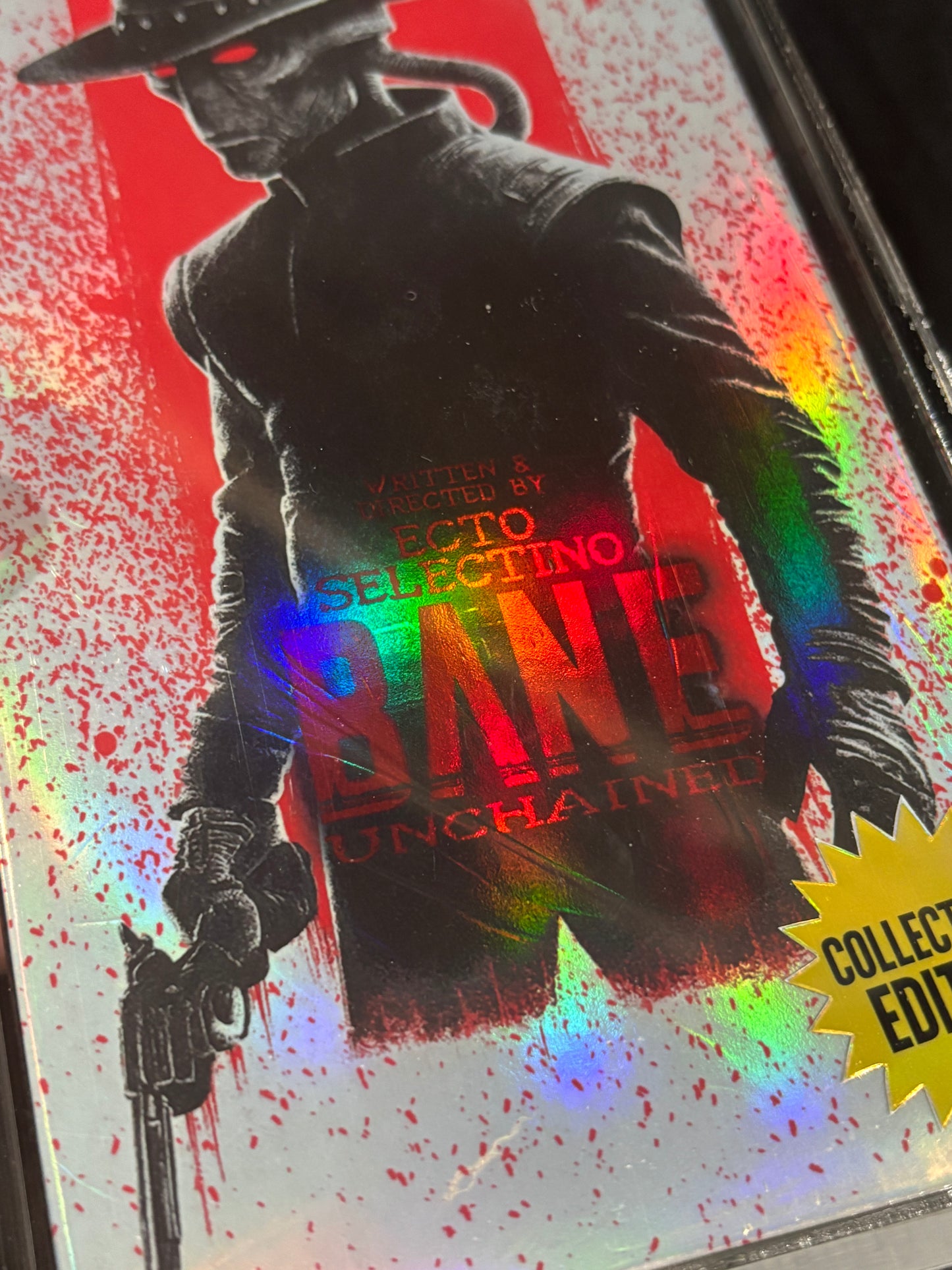 Bane Unchained – "Cad Bane x Django Unchained VHS + Custom Card Set" – (Ecto Selecto 1/1)