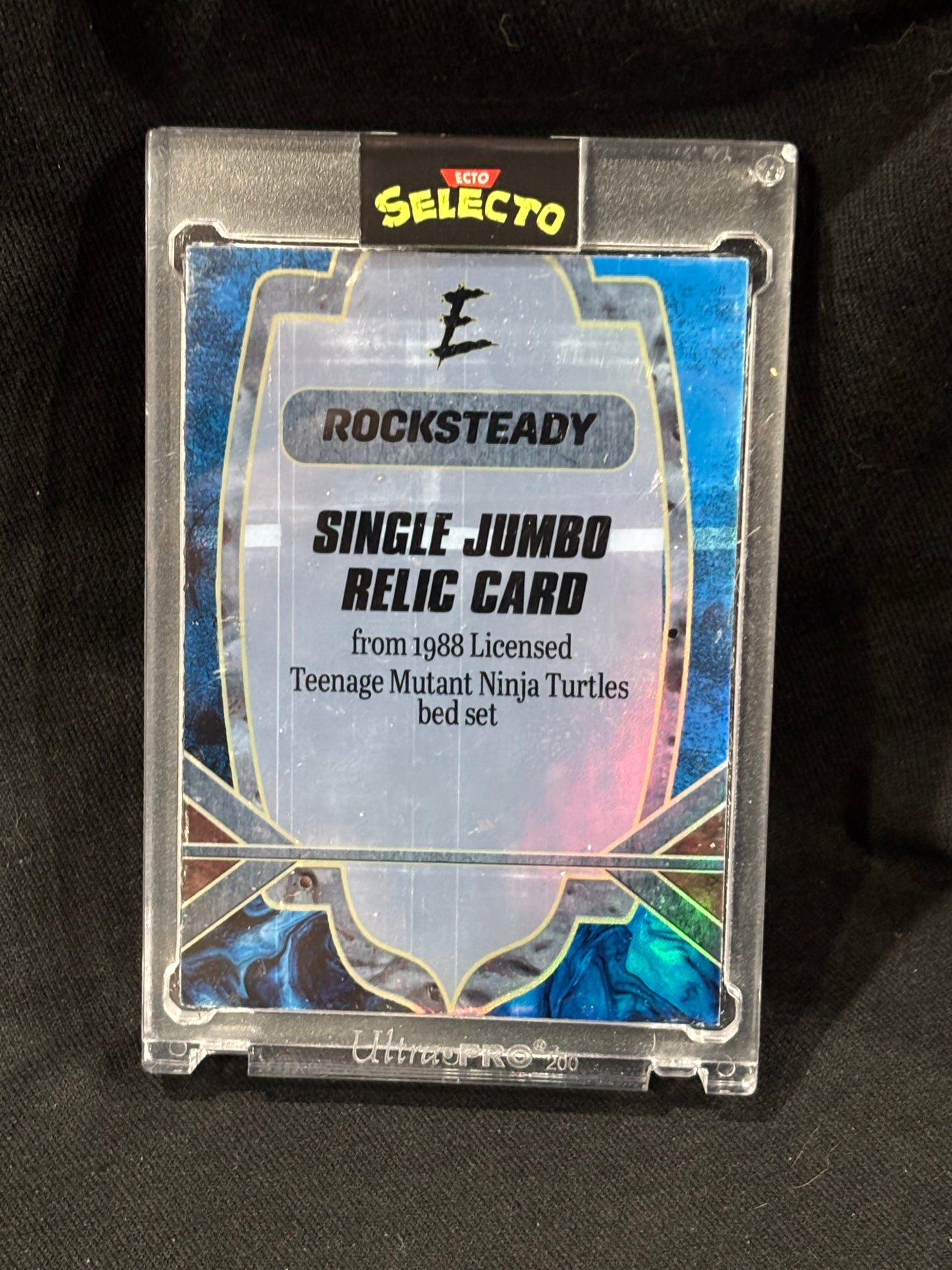 Rocksteady – TMNT Relic Card – (1/1 Ecto Selecto Slabbed Collectible)