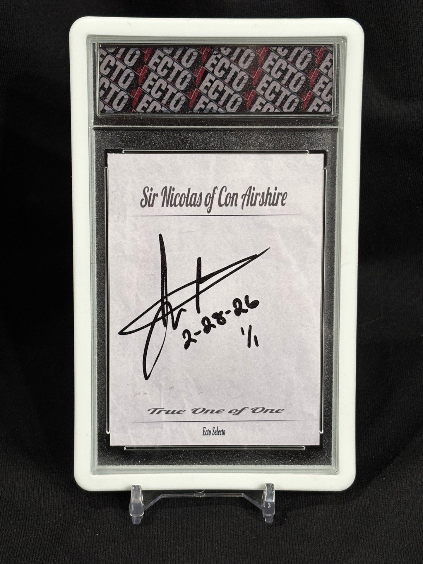 Sir Nicolas of Con Airshire – “True One of One” – (Ecto Selecto Slabbed 1/1)