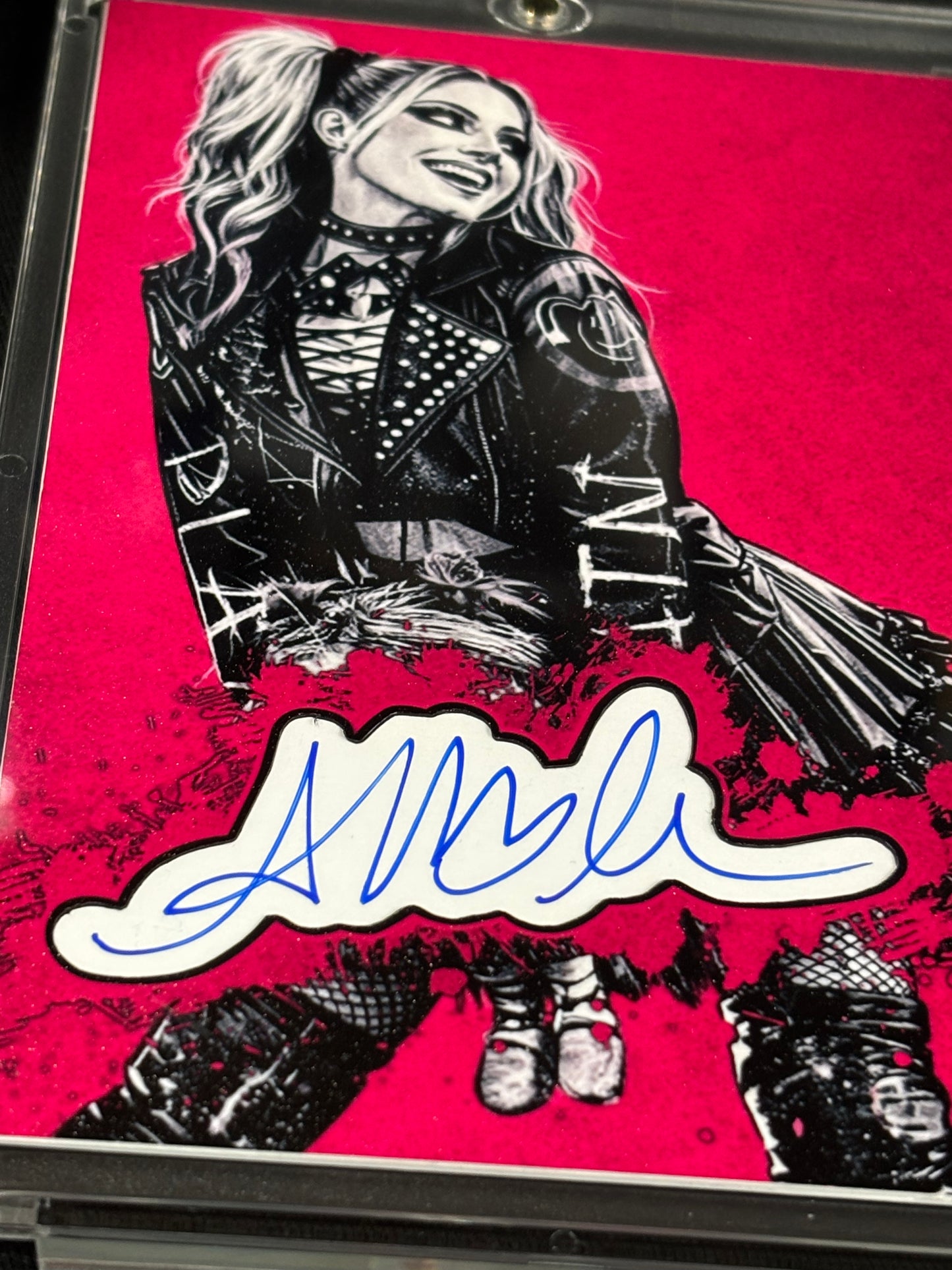 Alexa Bliss – “Pink Rebellion” – (Ecto Selecto 1/1 Cut Signature 4x6)