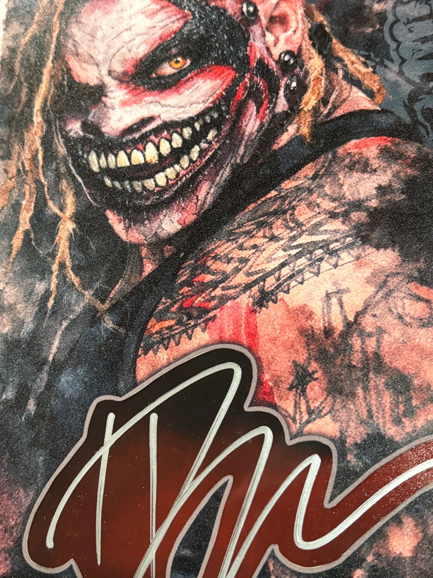 Bray Wyatt – “The Fiend” – 1/1 Cut Signature Art Piece – JSA Certified – (Ecto Selecto 8x10)