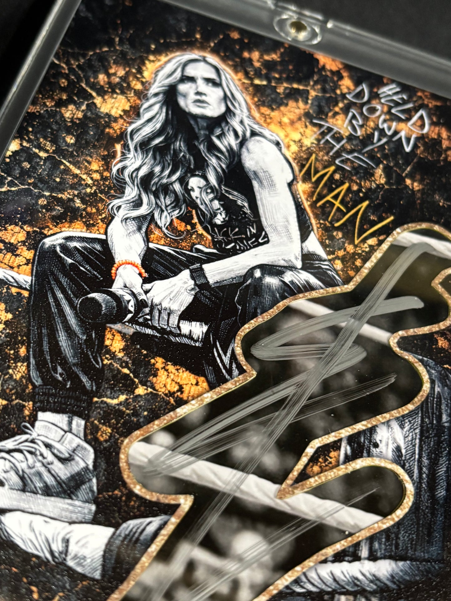 Becky Lynch – “Held Down By The Man” – 4x6 Cut Signature (1/1) – JSA Authenticated