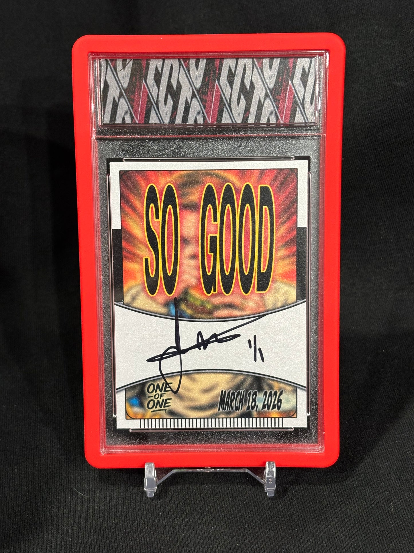 McDonald’s CEO – “So Good” – (Ecto Selecto 1/1 Slabbed Art Card)