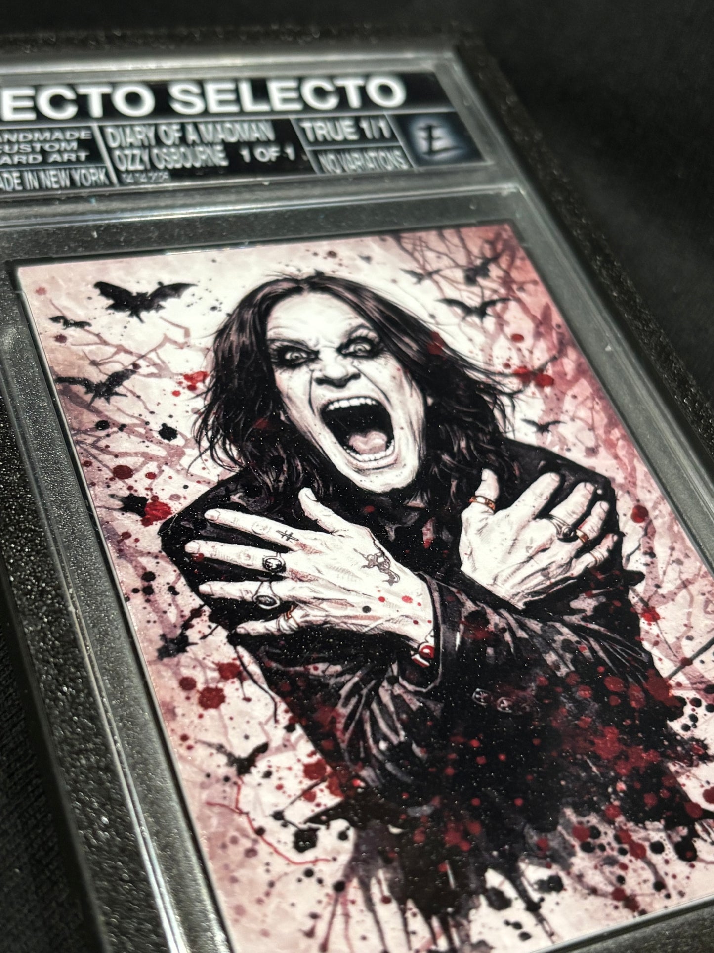 Ozzy Osbourne – “Diary of a Madman” – (Ecto Selecto 1/1 Art Card)