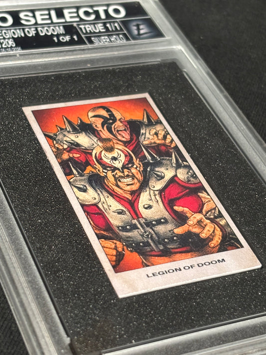 Legion of Doom (LOD) – “T206” – (ECTO SELECTO 1/1 Wrestling Art Card)