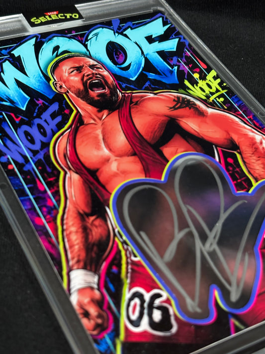 Bron Breakker – “WOOF” – 4x6 Cut Signature (1/1)