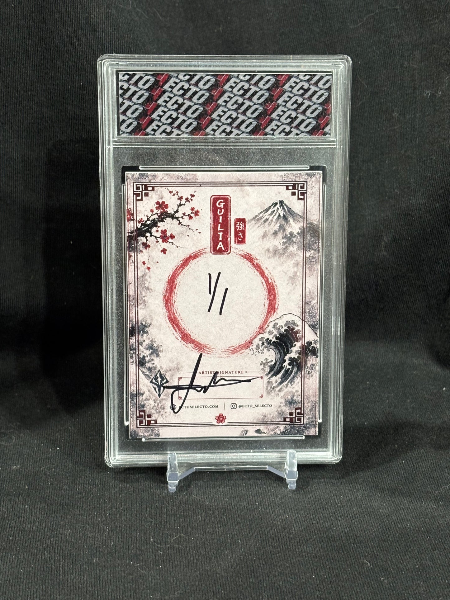 Giulia – “Crimson Resolve” – Artist Proof & Variations - 1/1