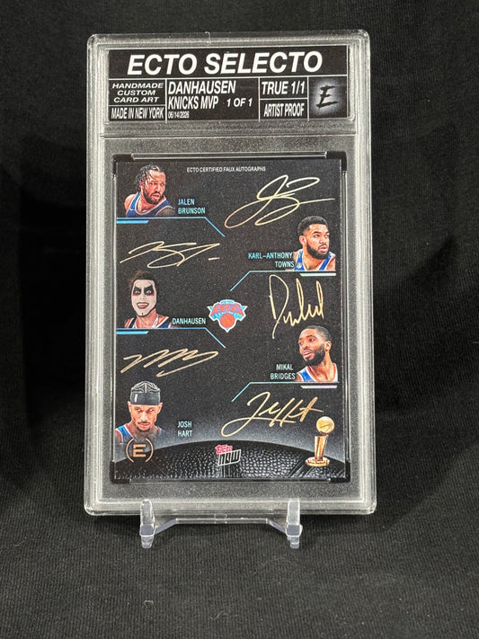 Danhausen Knicks MVP Card – Faux Autograph Championship Edition | Limited Run Ecto Selecto Collectible