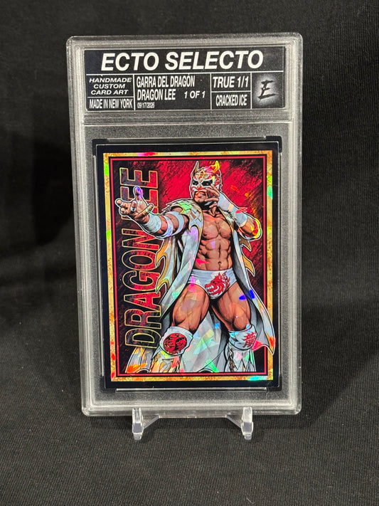 Dragon Lee “Garra del Dragón” Custom Art Card | Four 1/1 Parallels + Base