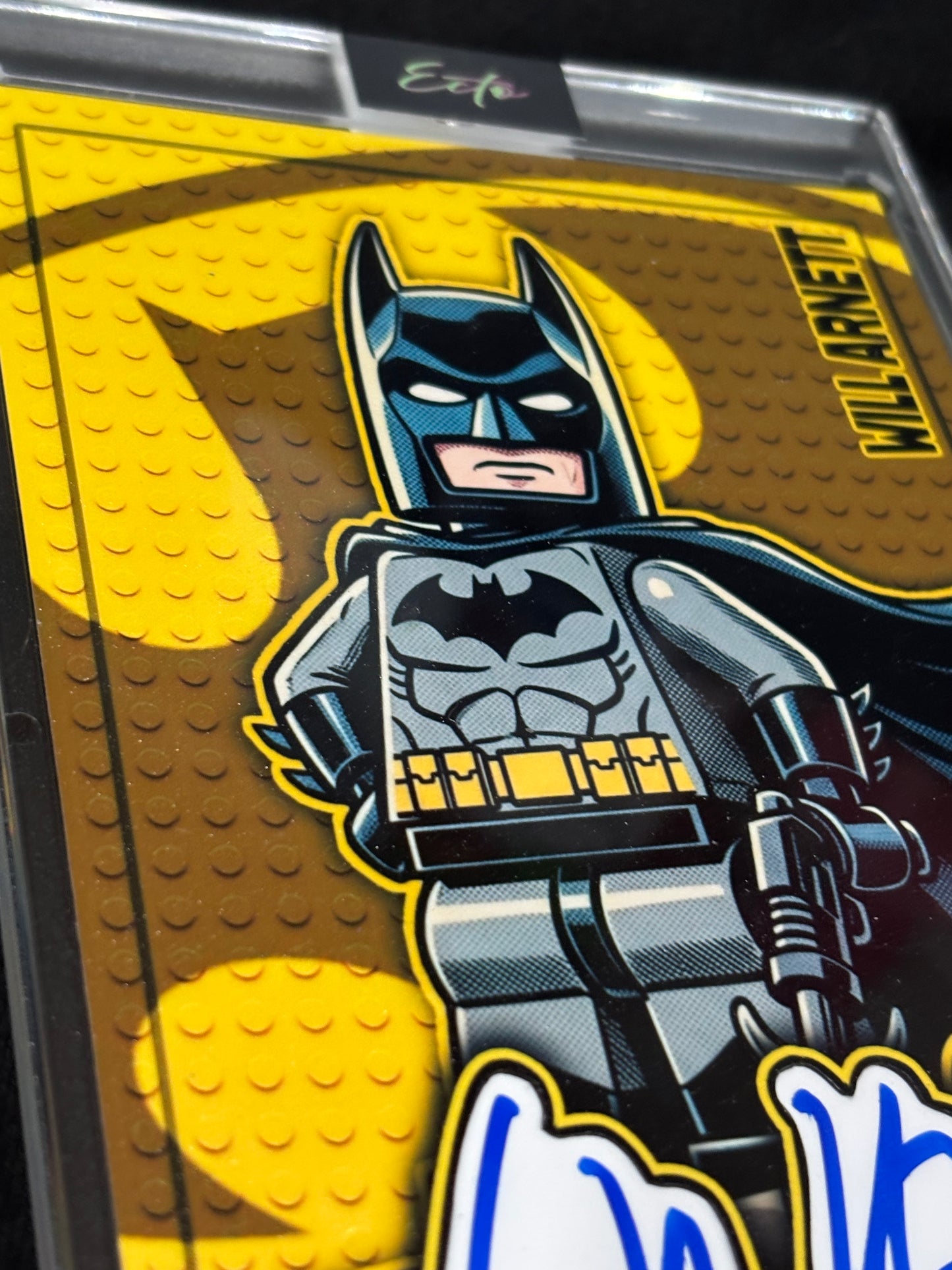 Will Arnett LEGO Batman Cut Signature 4×6 – True 1/1 | Ecto Selecto
