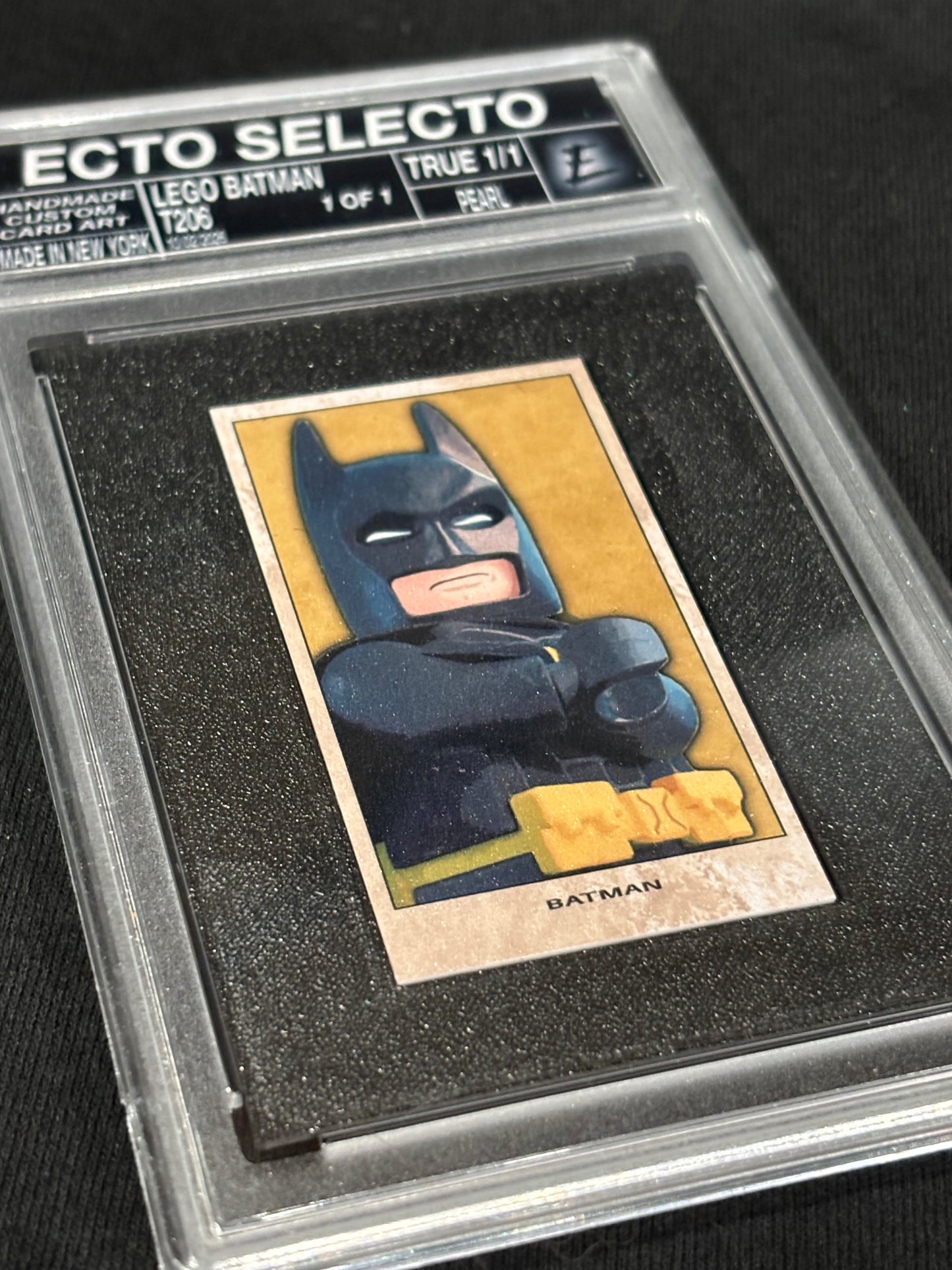 LEGO Batman T206-Inspired Custom Art Card | Base & 1/1 Parallels