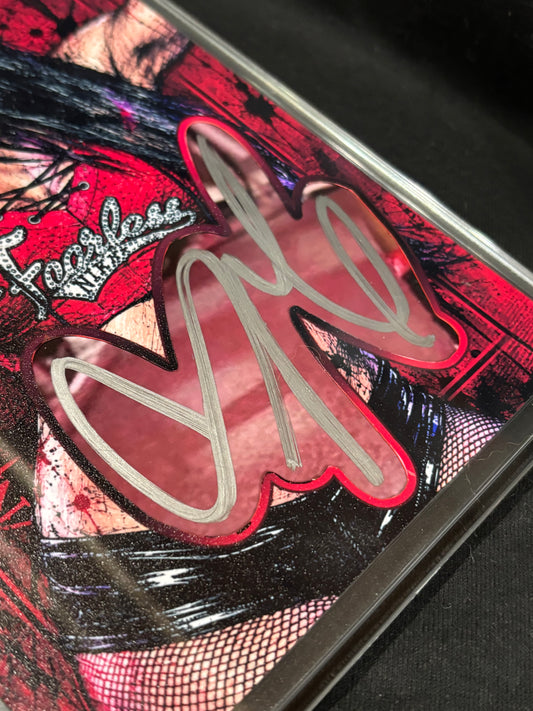 Title: Nikki Bella “Fearless” 1/1 Cut Signature Art – 5×7 – JSA Authenticated