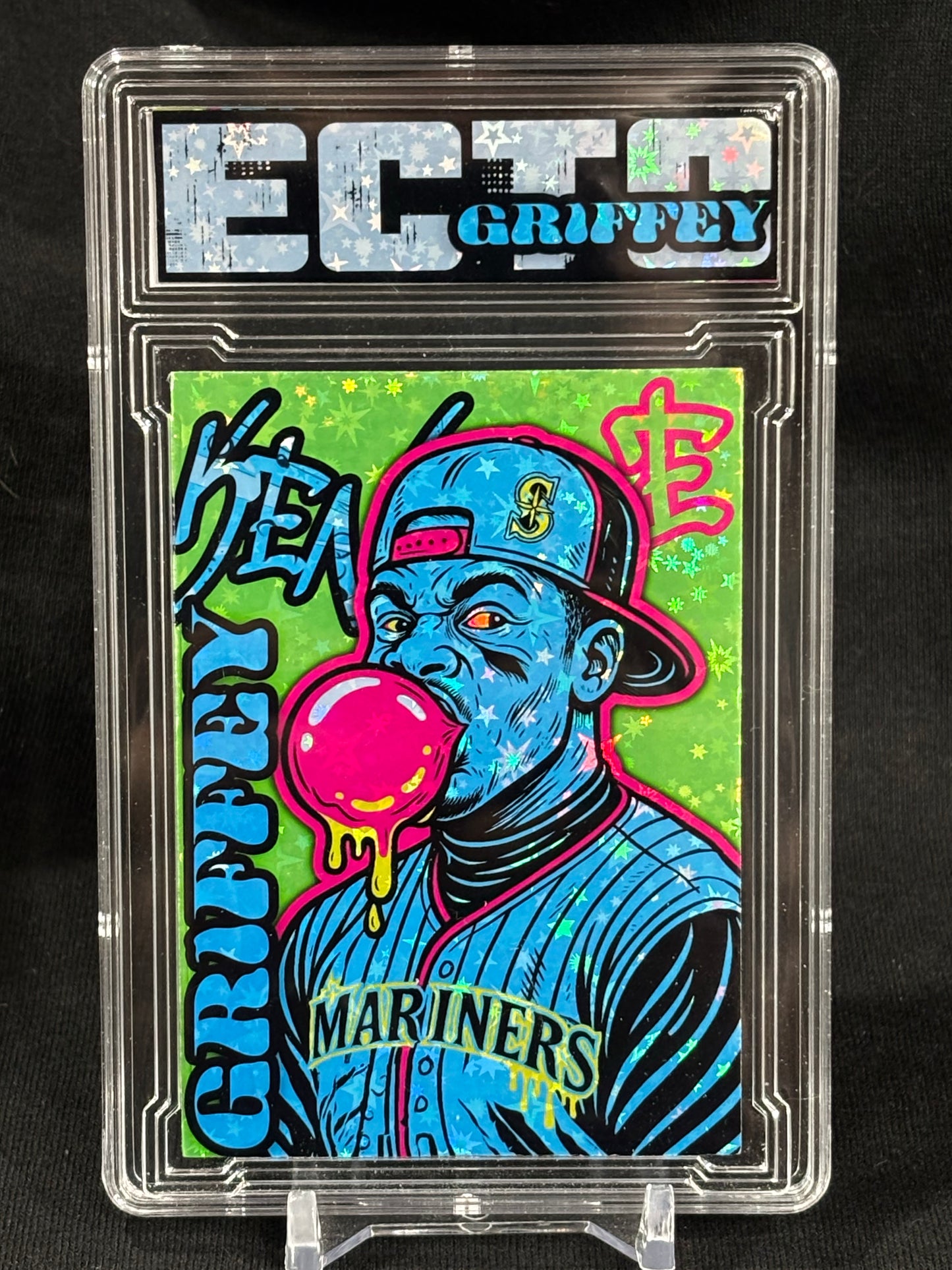 Ken Griffey Jr. – “Bubblegum Chaos” – Trash Pop Icons (1/1 Custom Art Card)